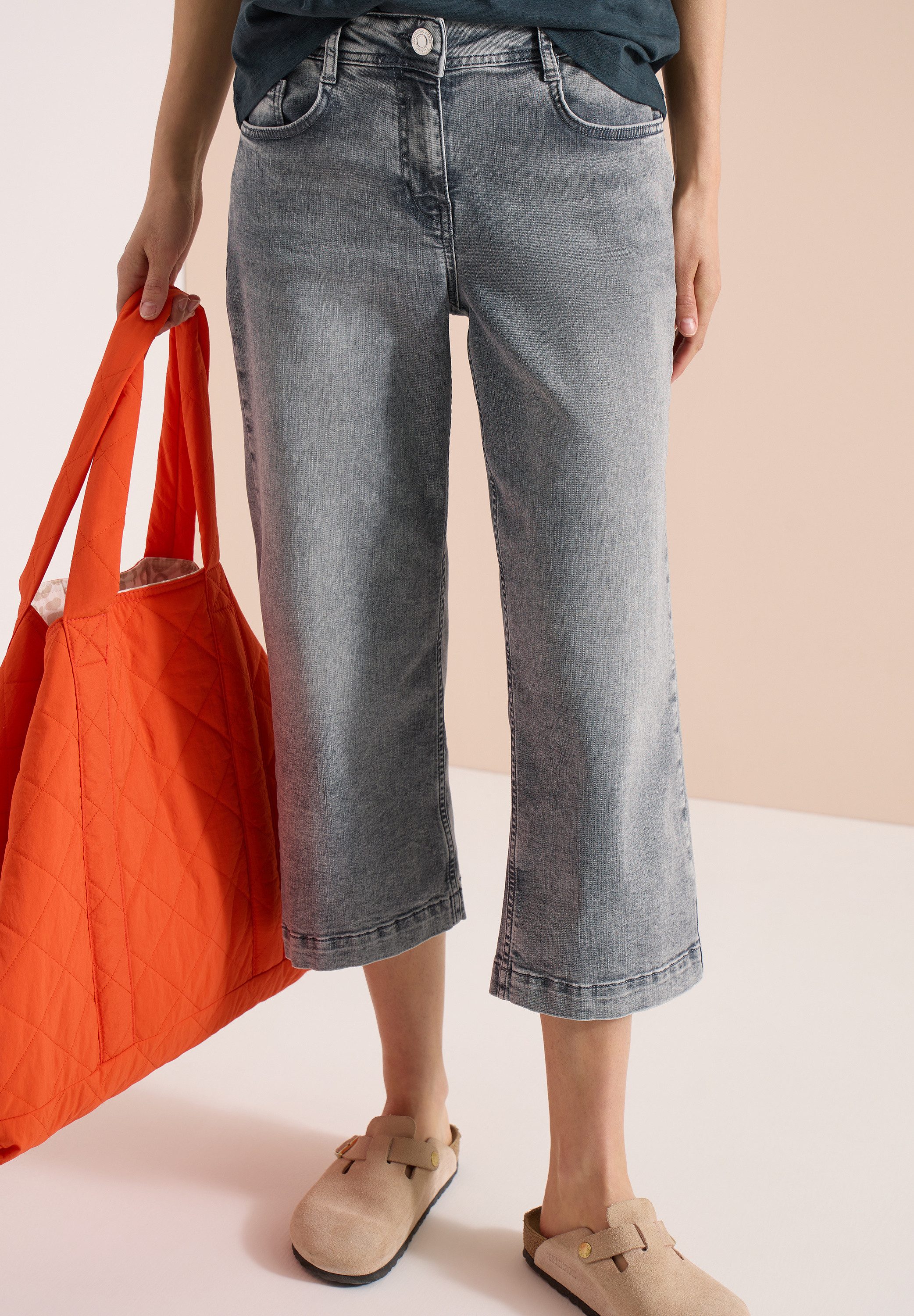 CECIL Loose-fit-Jeans in 3/4-Länge