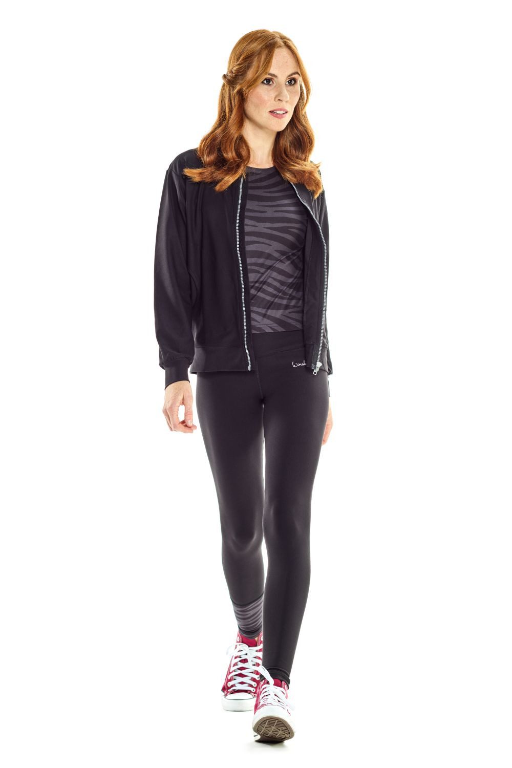 Winshape Bomberjacke Functional Comfort Bomber Jacket J007C Ultra weicher Funktionsstoff