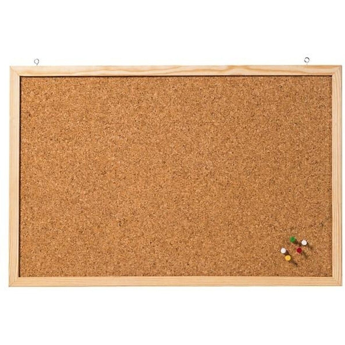 FRANKEN Pinnwand Korktafel Memoboard 60x100 cm Braun