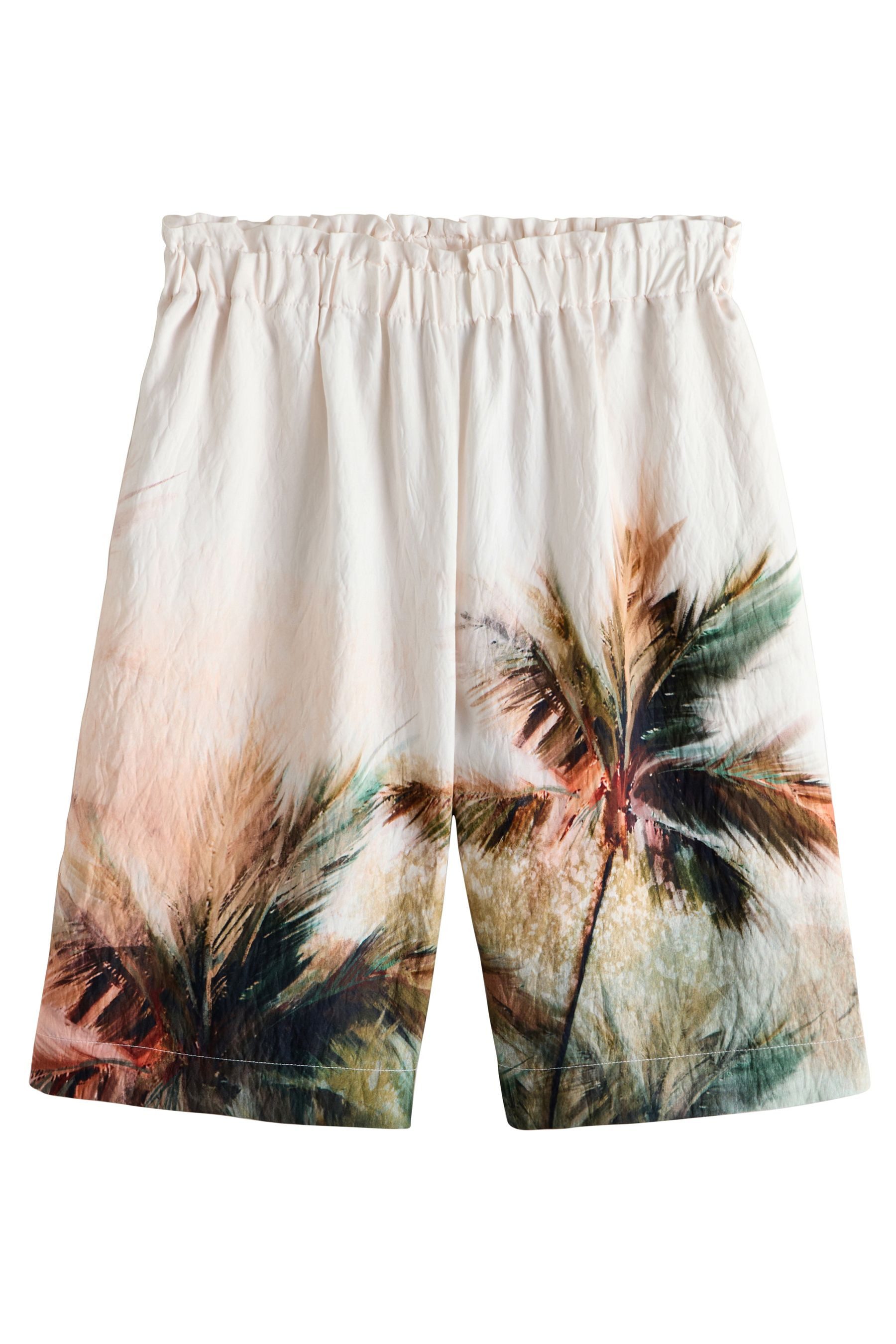 Next Bermudas Bermudashorts mit Palmen-Print (1-tlg)