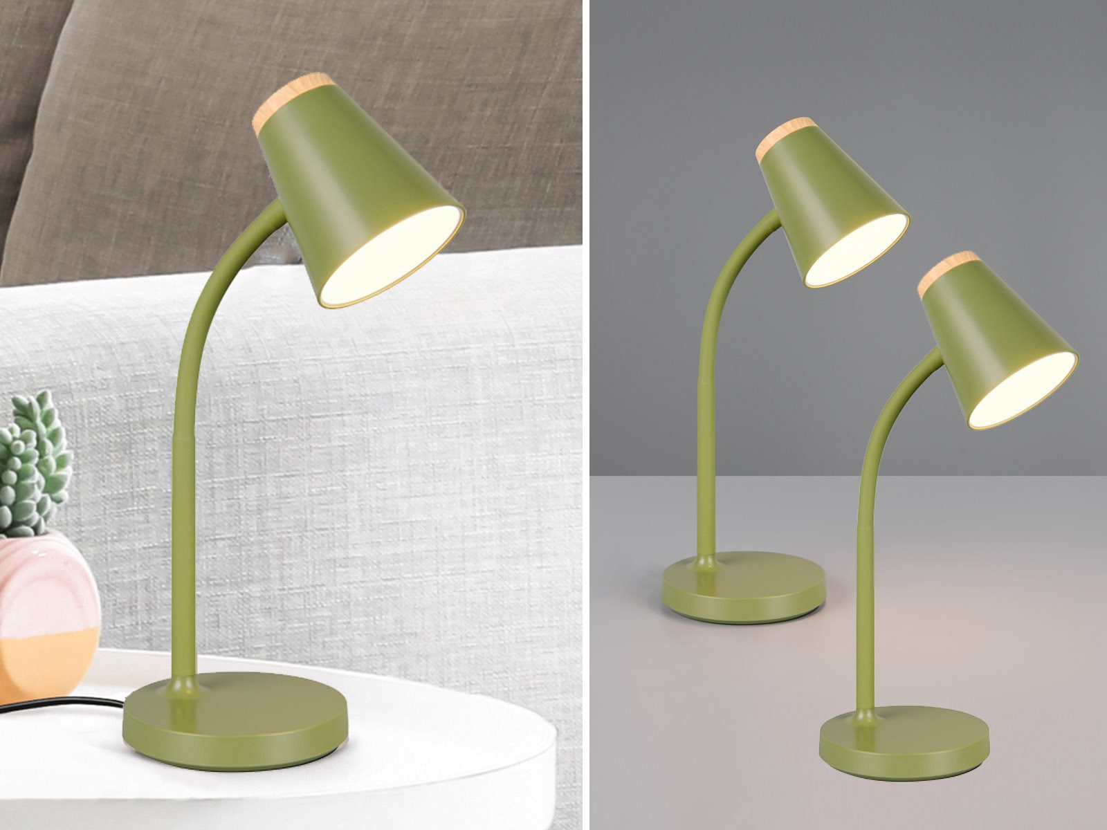 Reality Leuchten LED Schreibtischlampe, LED fest günstig online kaufen