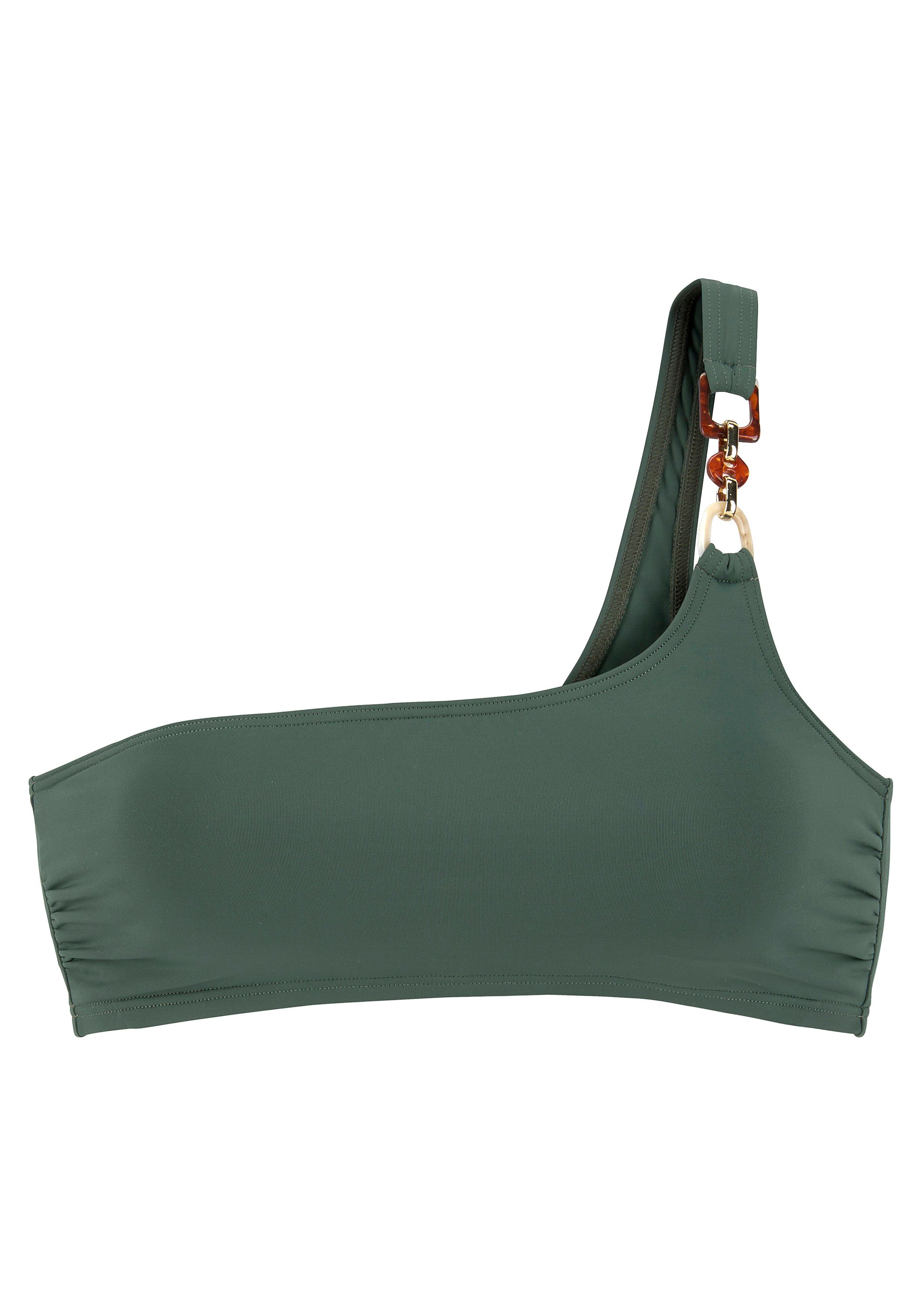 LASCANA Bustier-Bikini-Top Yves, mit elegantem Schmuckdekor günstig online kaufen