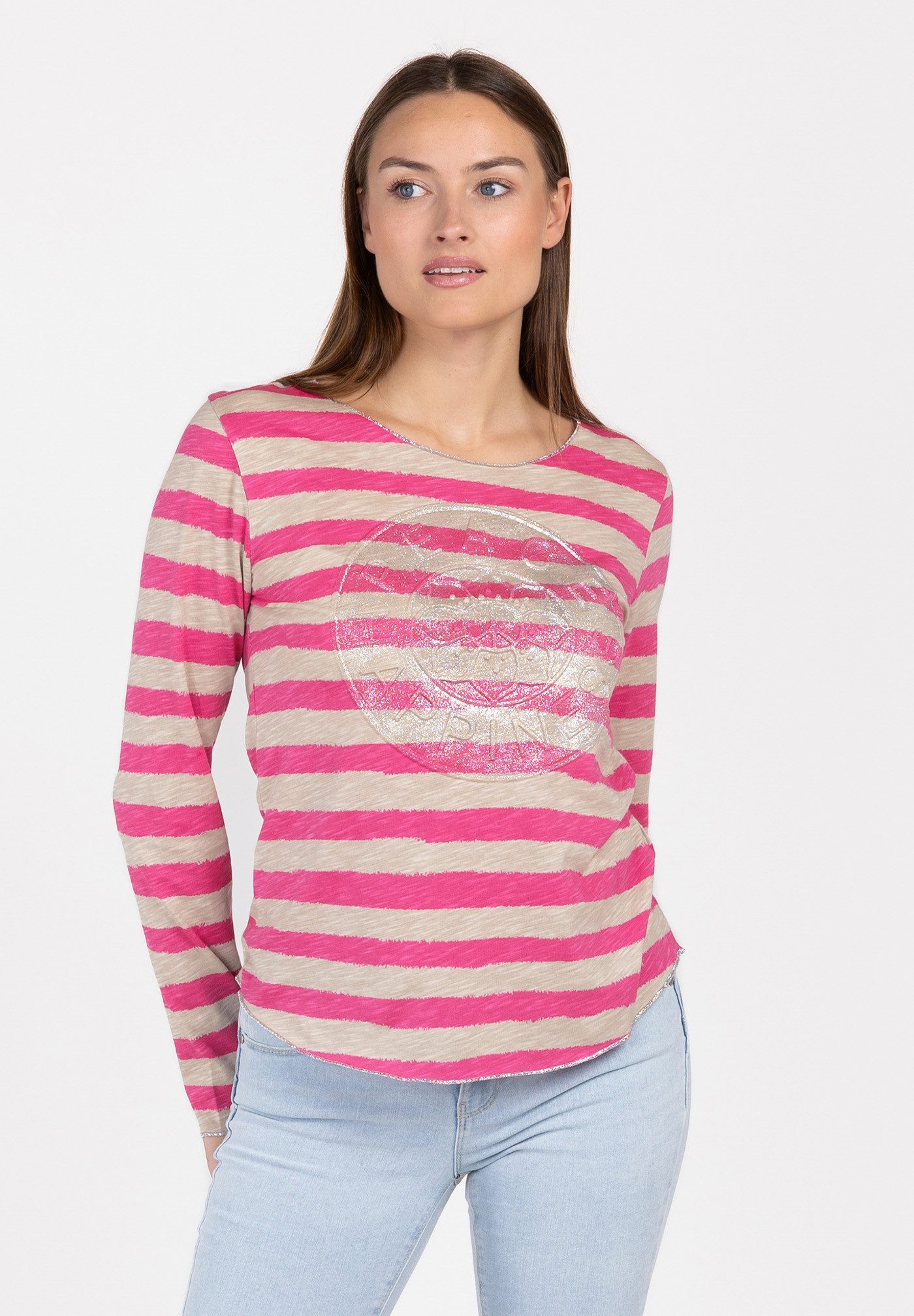 Key Largo Longsleeve WLS HAPPINESS round (1er)