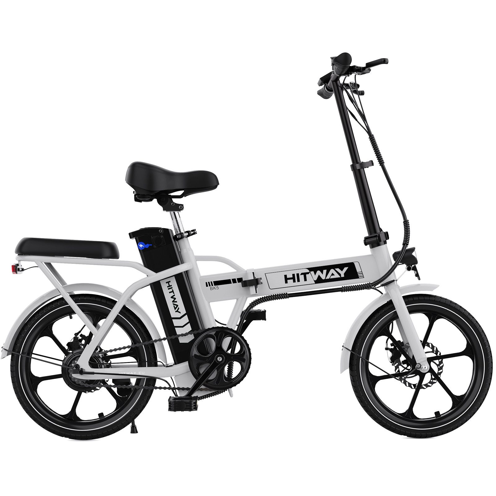 HITWAY E-Bike Mountainbike 20*4,0 Zoll Elektrofahrrad EMTB Pedelec mit 48V23,4Ah Akku bis 180km, 7 Gang shimano shimano Schaltwerk, Kettenschaltung, 250W Heckmotor, 1123,2 Wh, E-MTB Pedelec mit APP NFC