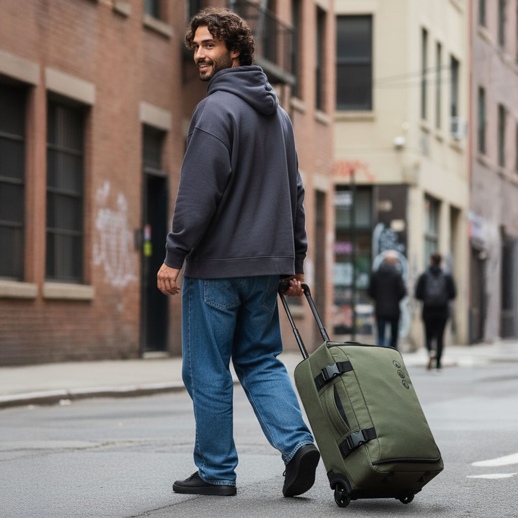 SONS OF ALOHA Koffer Handgepäck Roll Koffer 55 cm Trolley mit Rollen, Handg günstig online kaufen