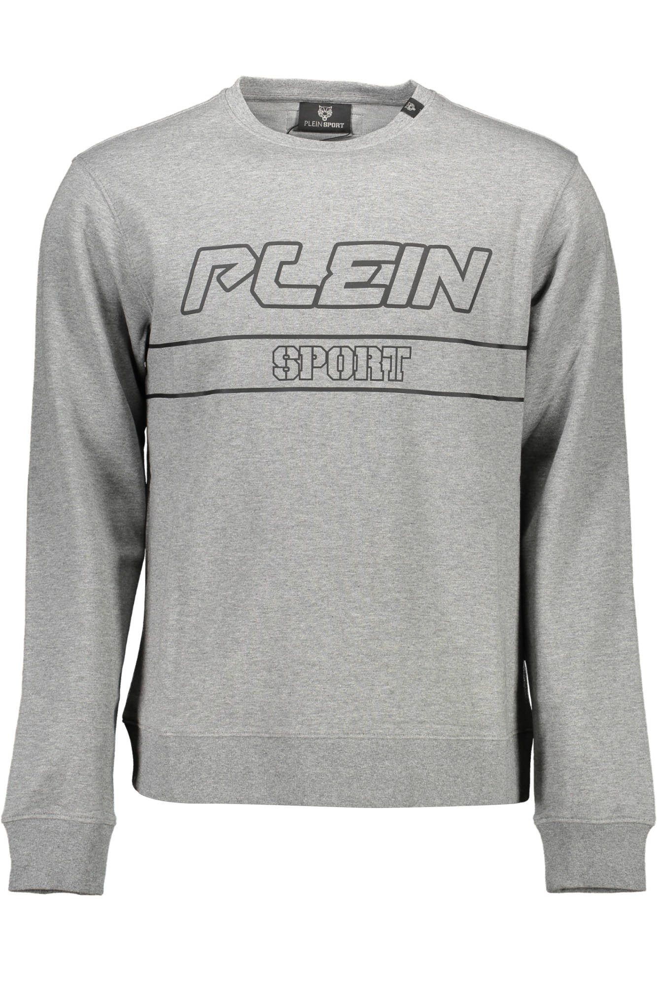 PLEIN SPORT Sweatshirt Graues Herren-Sweatshirt - Langarm
