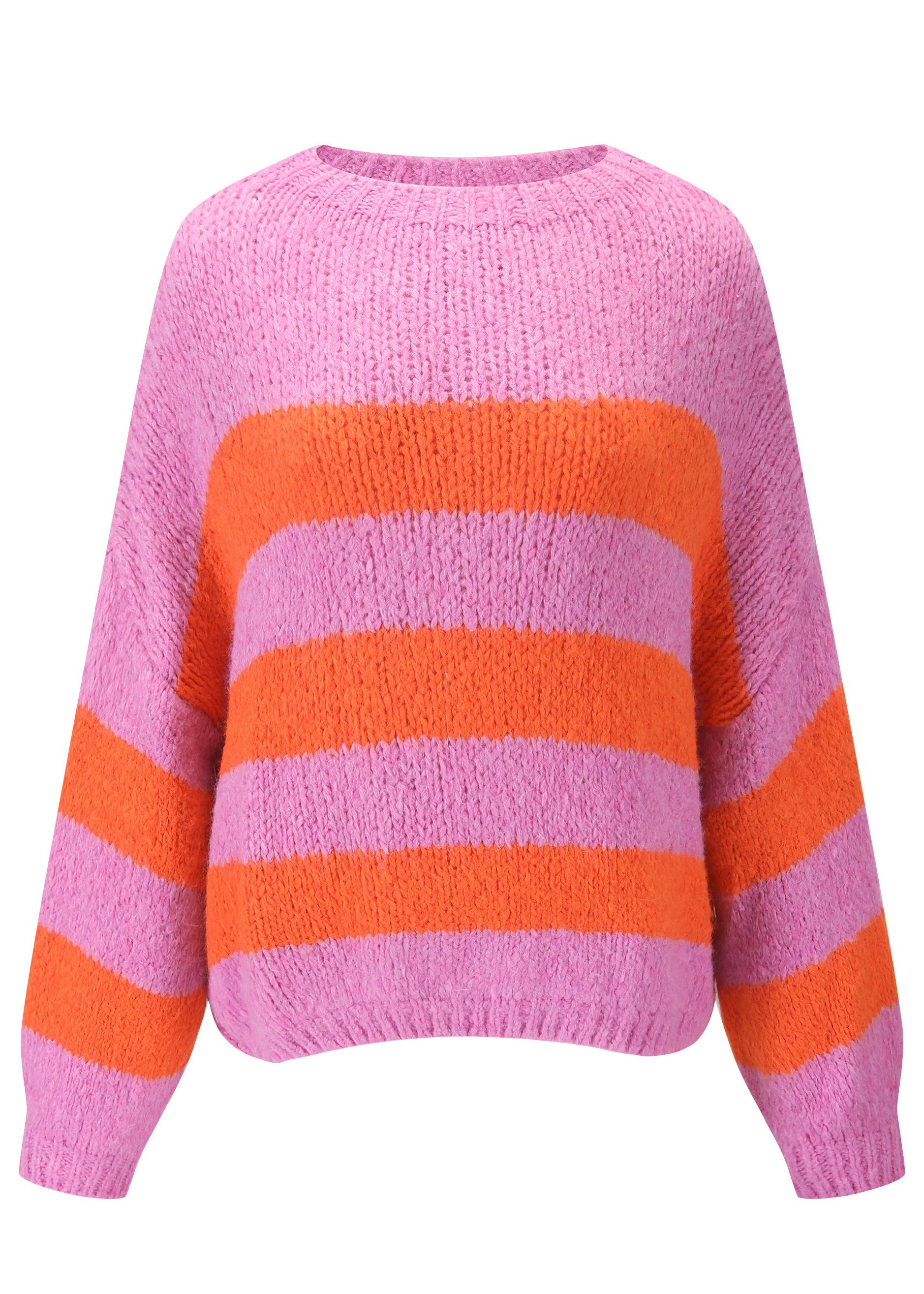 SASSYCLASSY Strickpullover Pullover mit Streifenmuster in günstig online kaufen