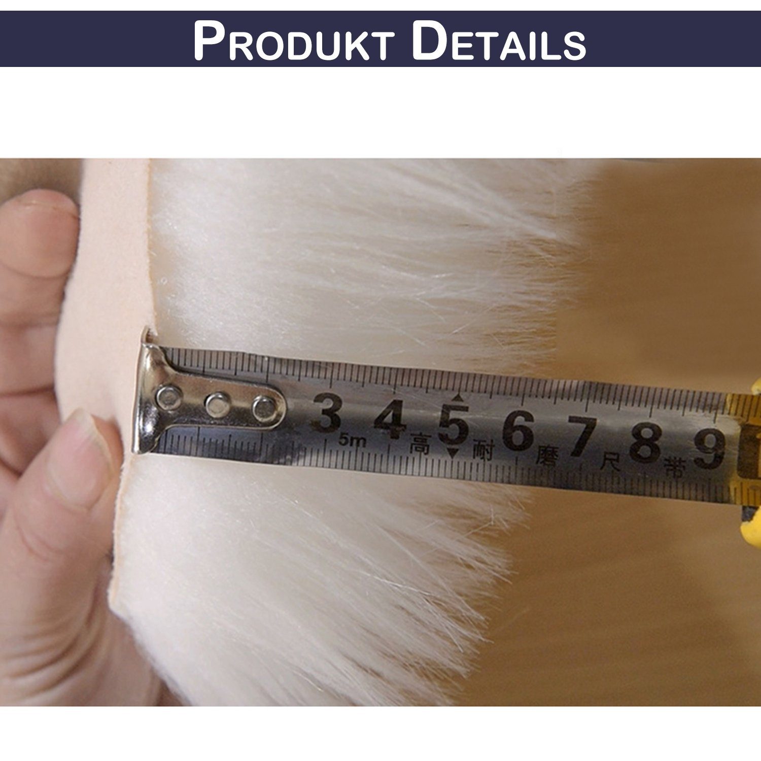 BTTO TEPP Hochflor-Teppich Fellteppich,Kunstfell,Weich,Hochflor Shaggy Tepp günstig online kaufen