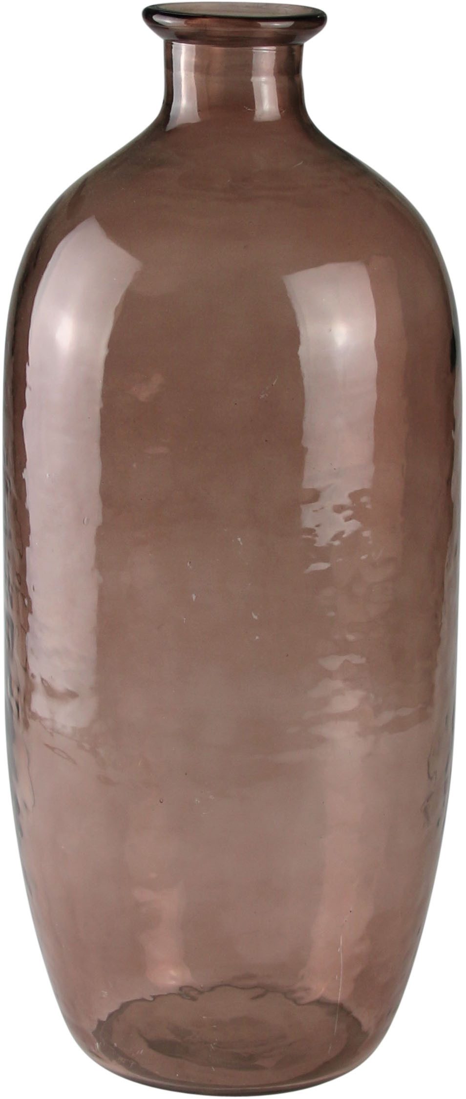 AM Design Dekovase Schlichte und edle Vase aus roséfarbenem Glas, für Blume günstig online kaufen
