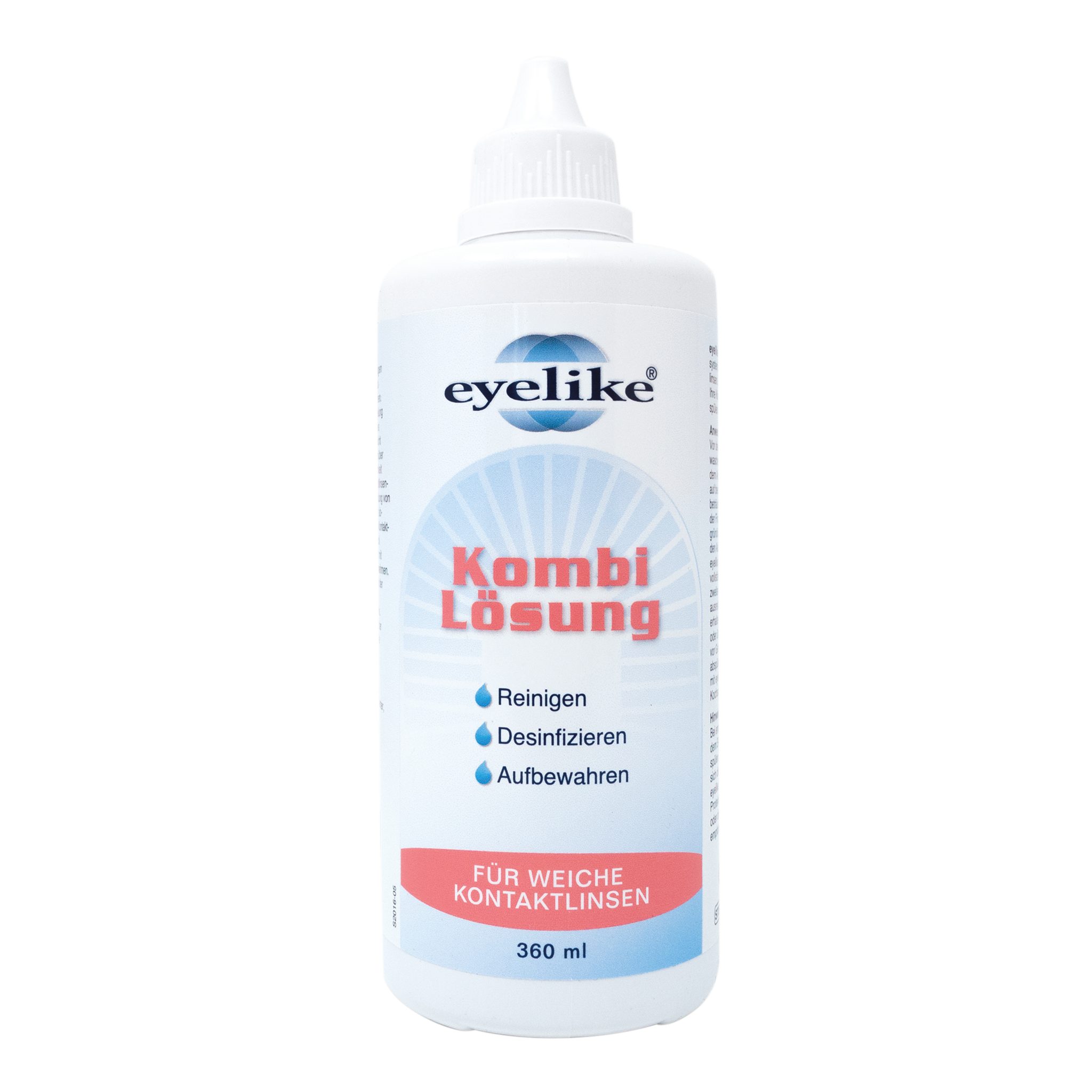 eyelike Kontaktlinsenflüssigkeit Eyelike Kombi-Lösung 360 ml – All-in-One Pflege für Kontaktlinsen