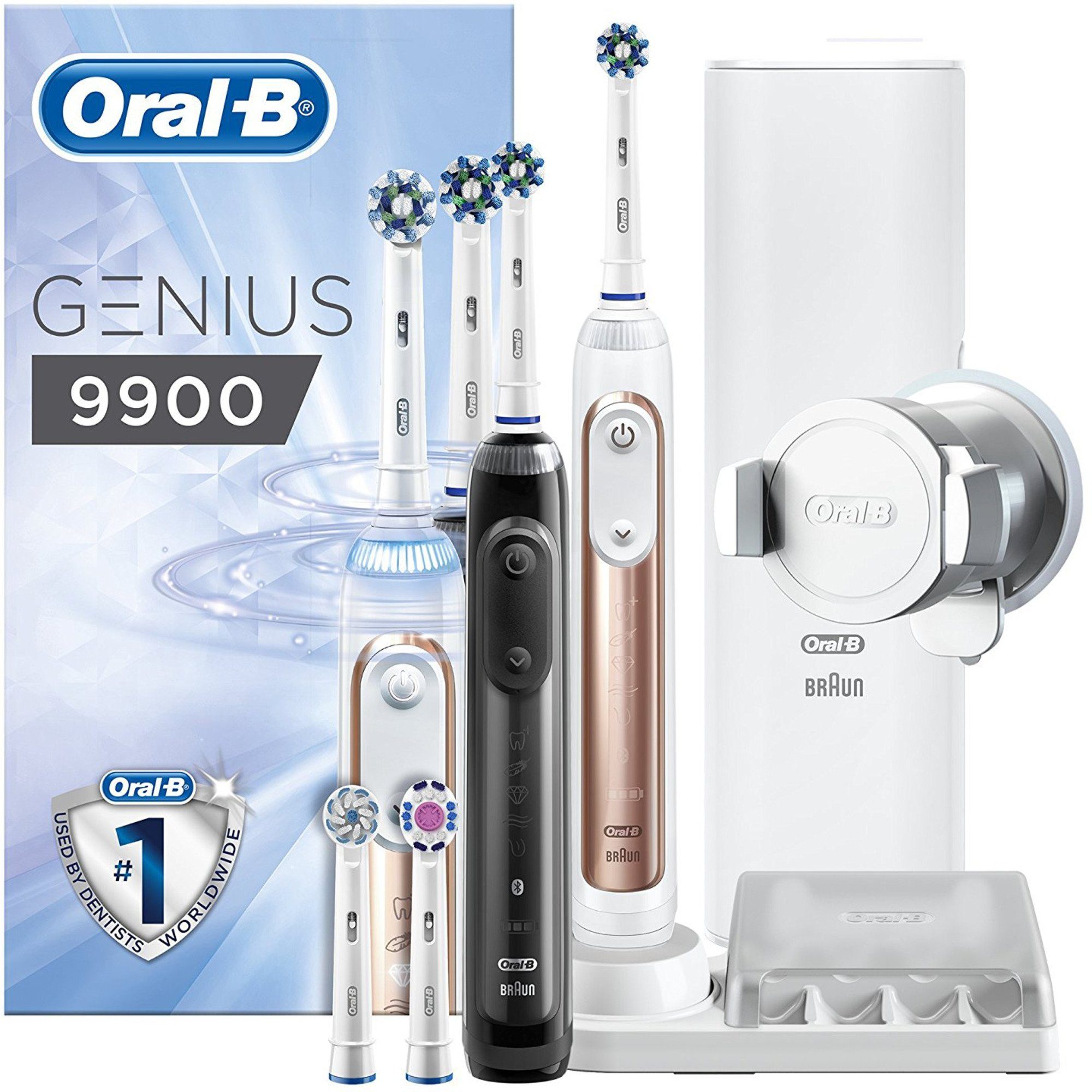 Braun Elektrische Zahnbürste Oral-B Genius 9900, inkl. 2. Handstück online  kaufen | OTTO