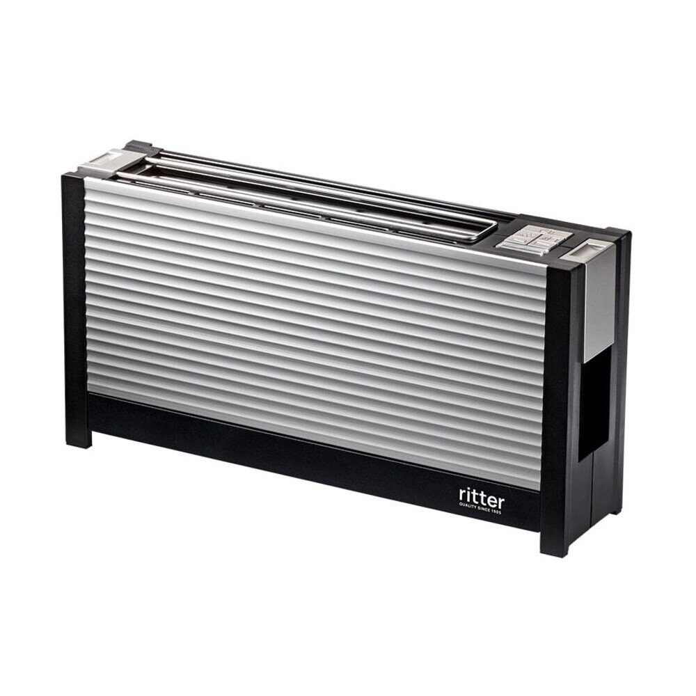 ritter Toaster Toaster 1000 W 39x20x9 cm volcano³ grau, Toaster, silber
