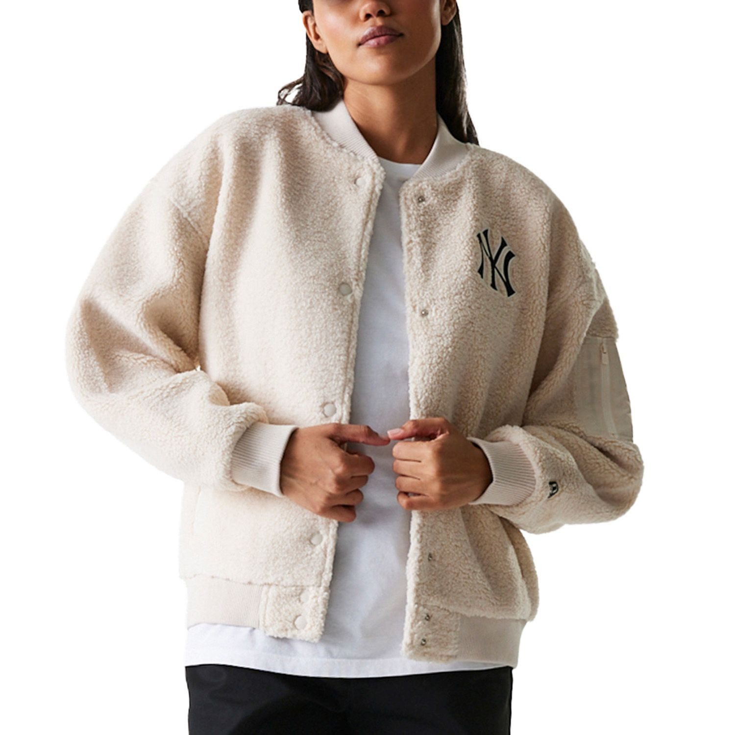 New Era Bomberjacke Oversize SHERPA NY günstig online kaufen