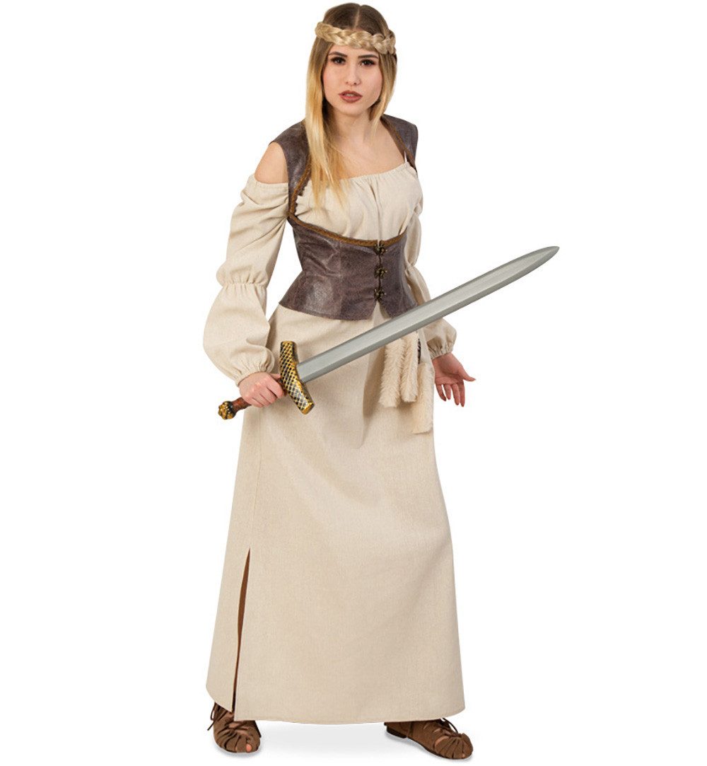 Fries Burgfräulein-Kostüm Damen Burgfräulein Sieglinde Mittelalterkleid mit günstig online kaufen
