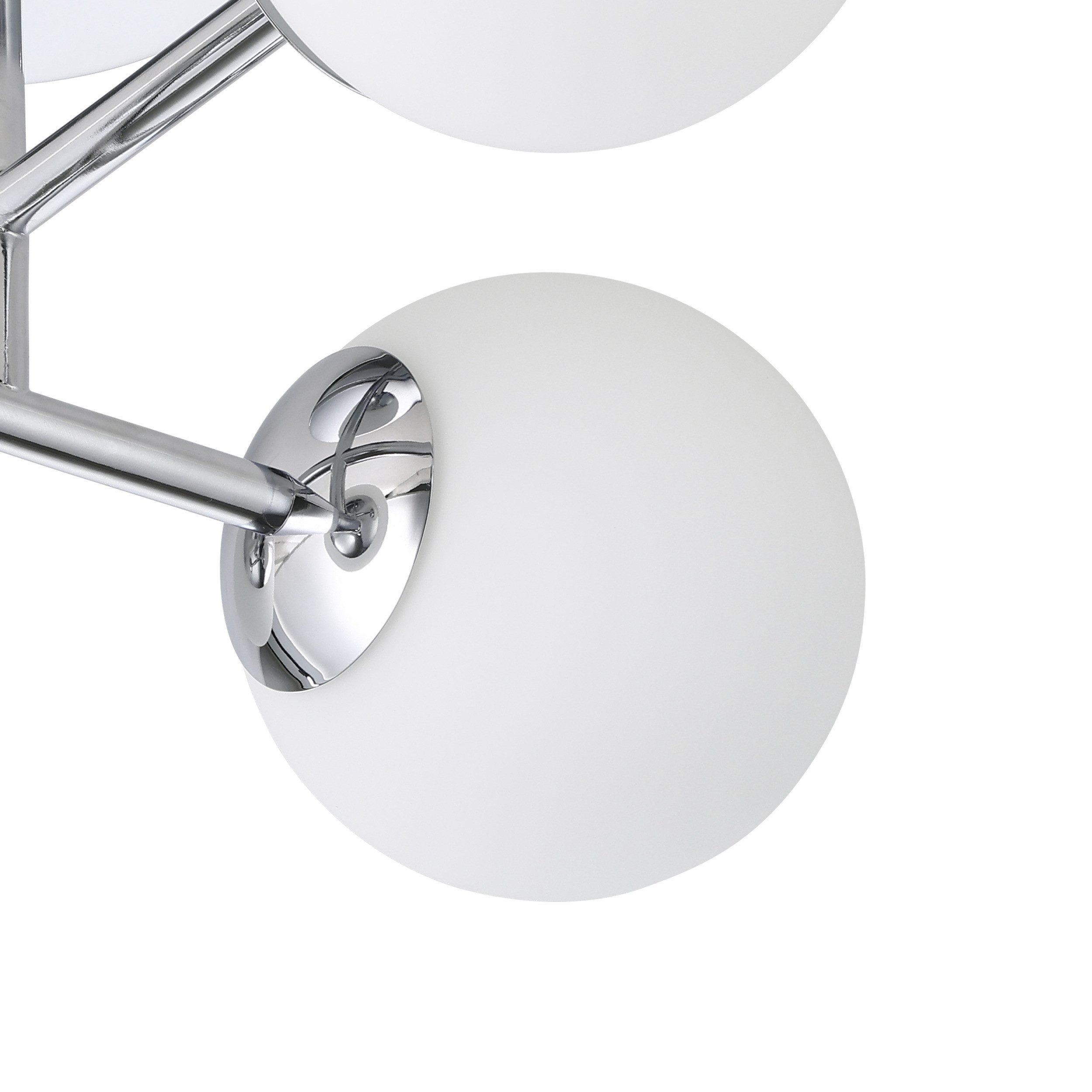 EGLO LED Deckenleuchte CASTROVIDO Deckenlampe - Stahl - G9 - 4X4,2W - IP44, Leuchtmittel wechselbar, Wohzimmerlampe, Esszimmerlampe, Flur, Schlafzimmer,L47,5xB3 – Bild 4 von 5