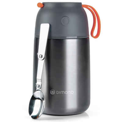 Dimono Thermobehälter Warmhaltebehälter, Edelstahl, (to-Go Lebensmittelbehälter, Essensbehälter für unterwegs)