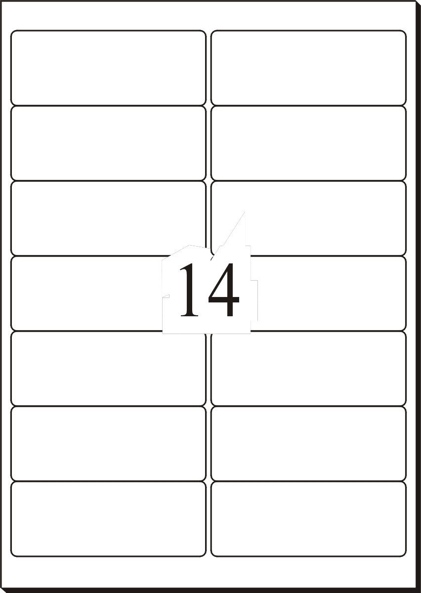 Sigel Ярлыки Adress-Etiketten 99,1x38,1mm weiß VE=350 Stück