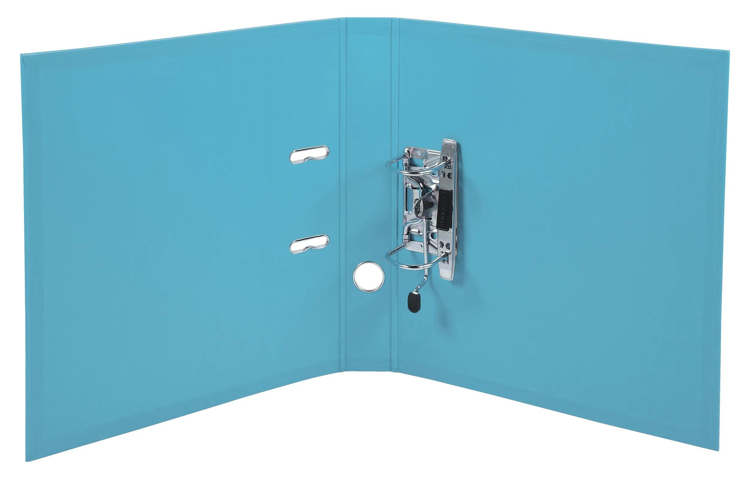 EXACOMPTA Aktenordner 10x Ordner Prem'Touch PVC Rücken 50mm 32x29cm A4 Maxi Hellblau 53502E, Ordner Kunststoff