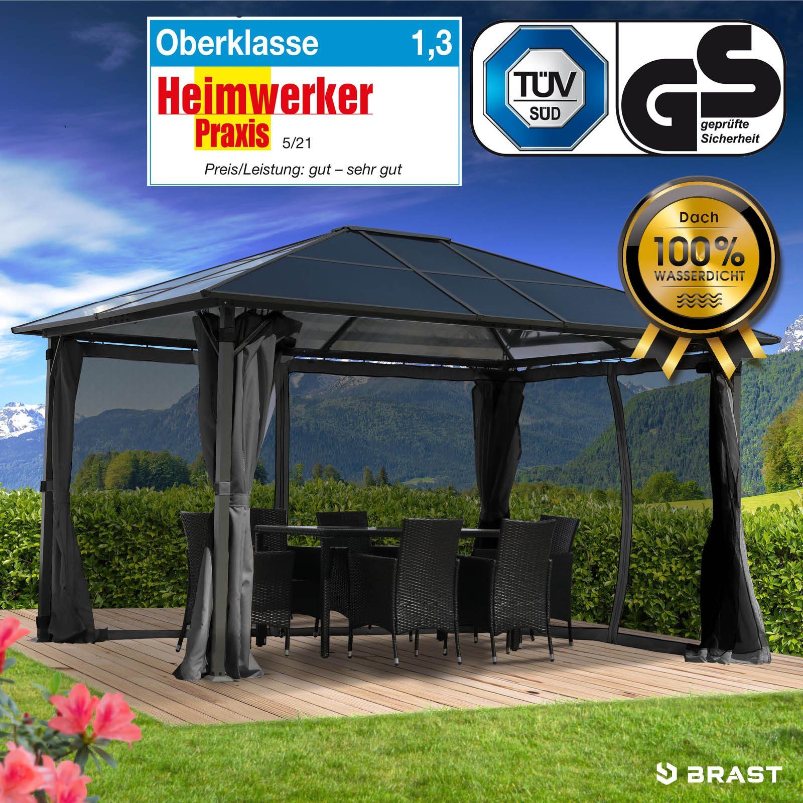 BRAST Pavillon Premium Aluminium Größen 3x4m günstig online kaufen