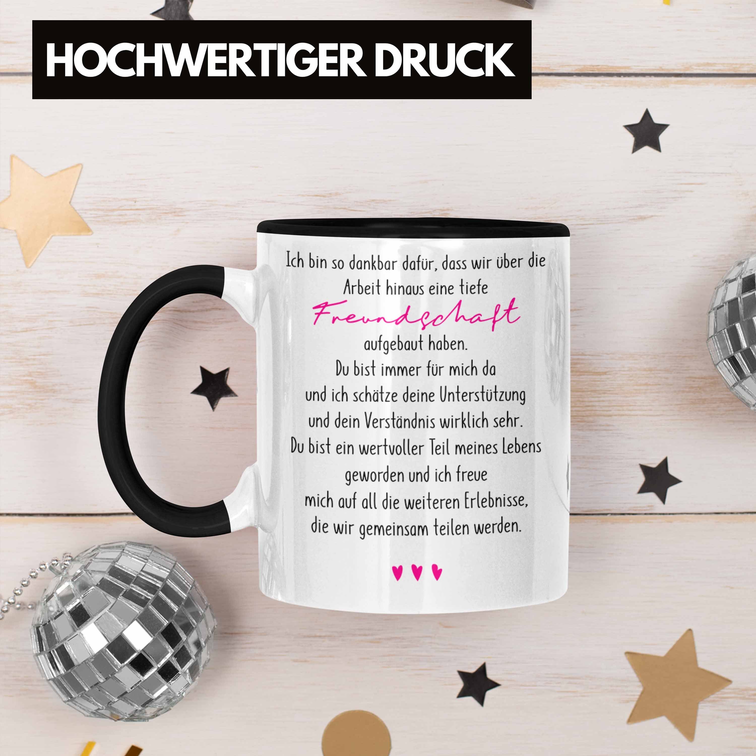 Trendation Tasse Trendation - Kollegin Arbeitskollegin Tasse Schwarz Geschenk