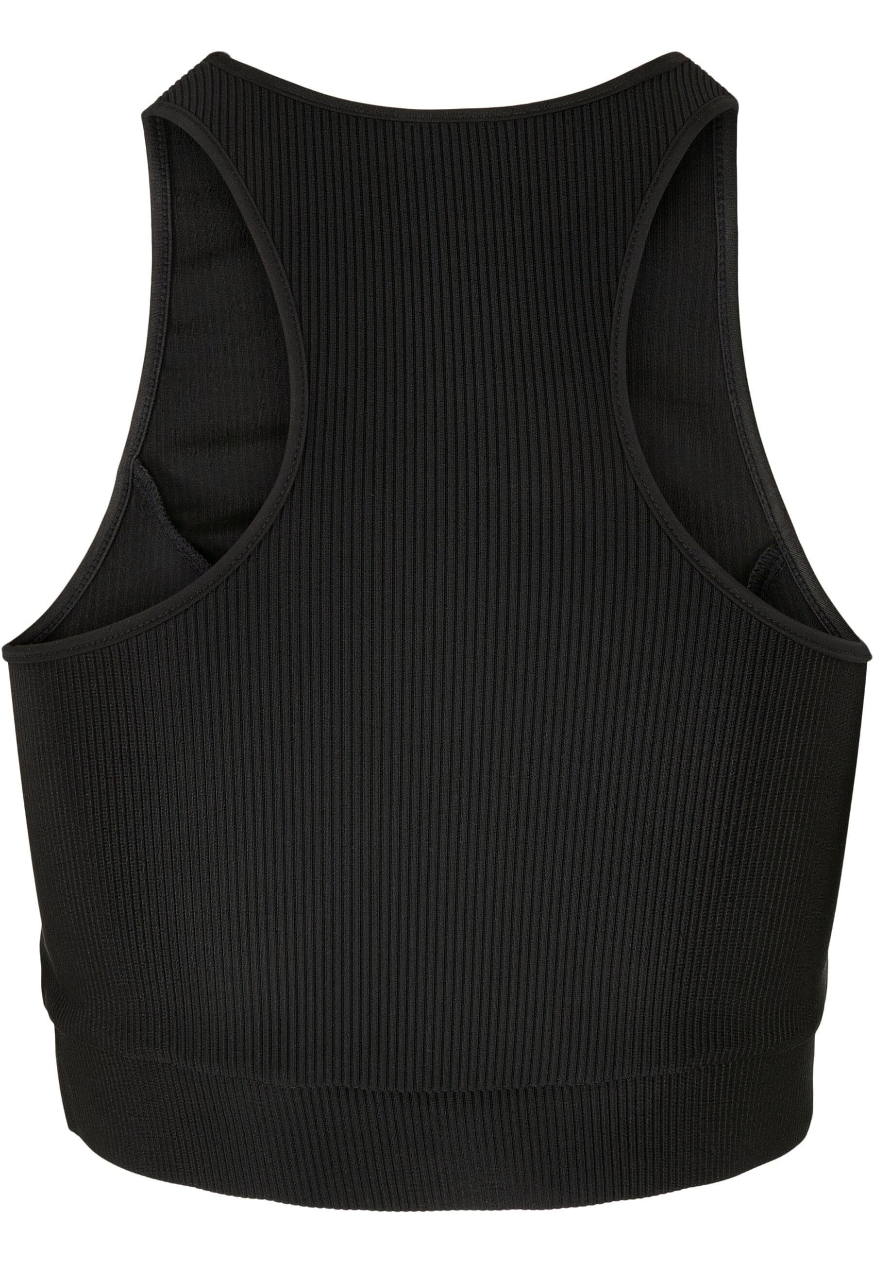 URBAN CLASSICS Sport-BH Urban Classics Damen Ladies Cropped Shiny Rib Top günstig online kaufen