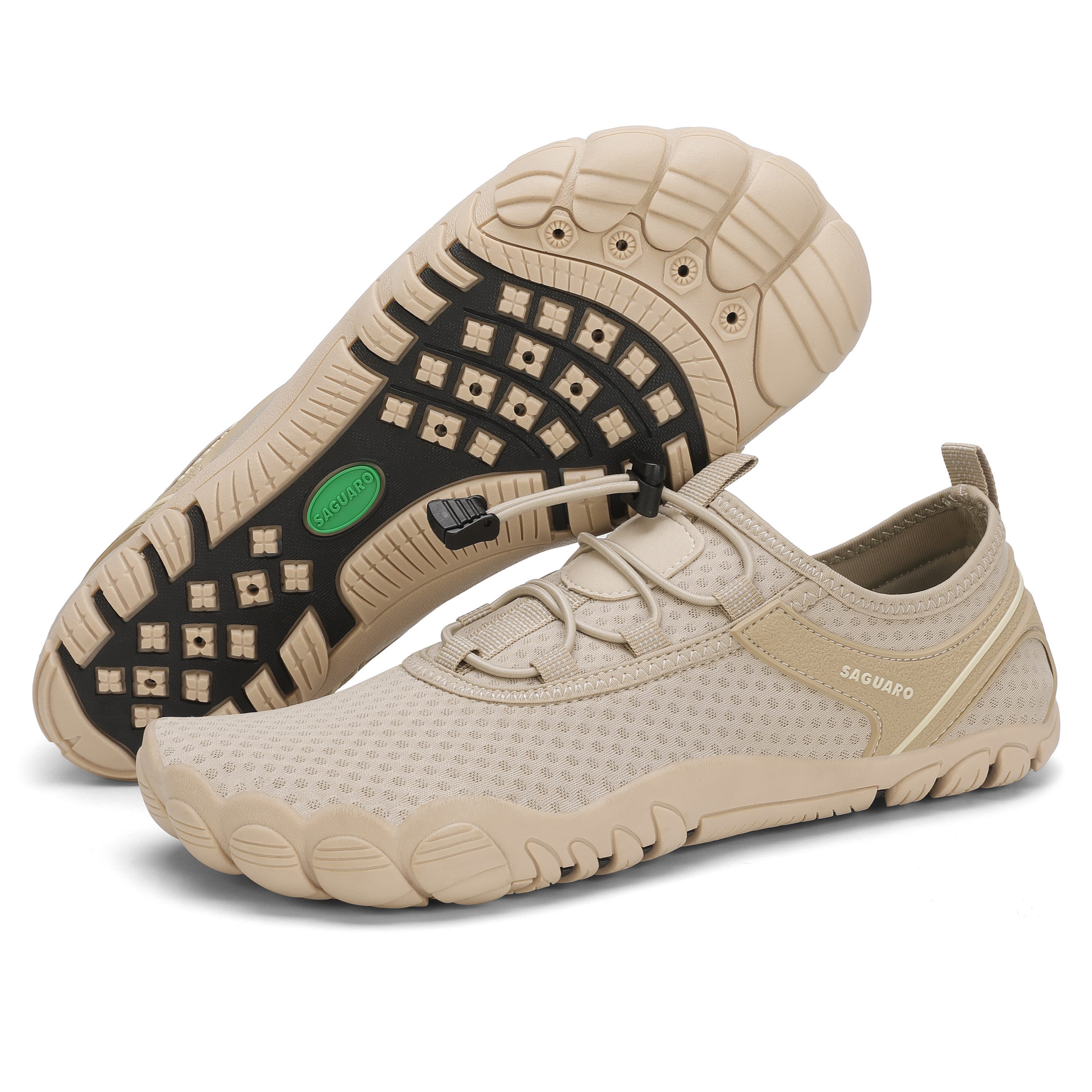 SAGUARO Sommer Barfuß - Badeschuh (3mm Sohlenstärke, Nullabsatz, bequem, leicht, atmungsaktiv, rutschfest) Barfuß-Schuhe Wasserschuhe Surfschuhe Schwimmschuhe Wasser-Sport