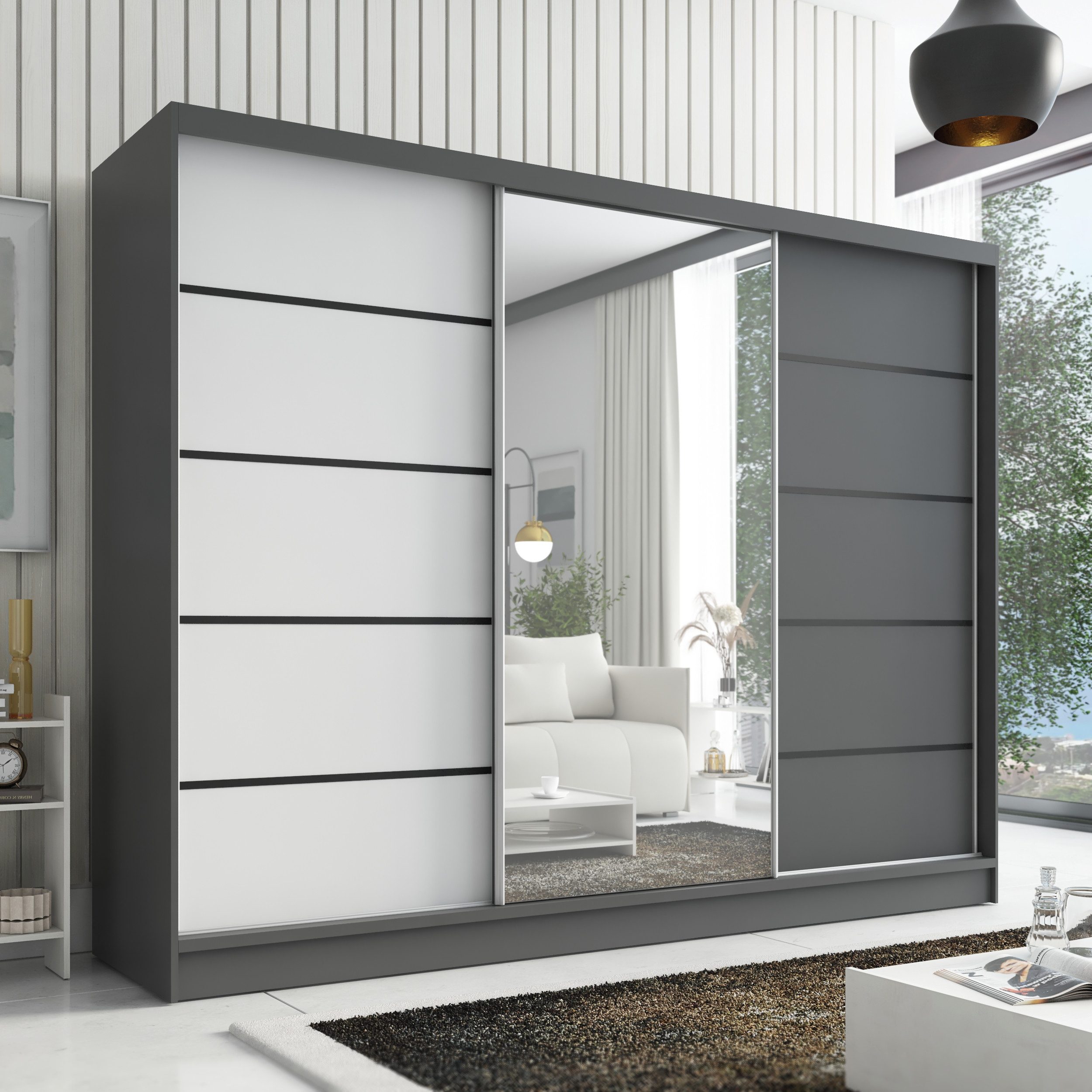 A&J MöbelLand GmbH Schwebetürenschrank AURELIA 2 günstig online kaufen