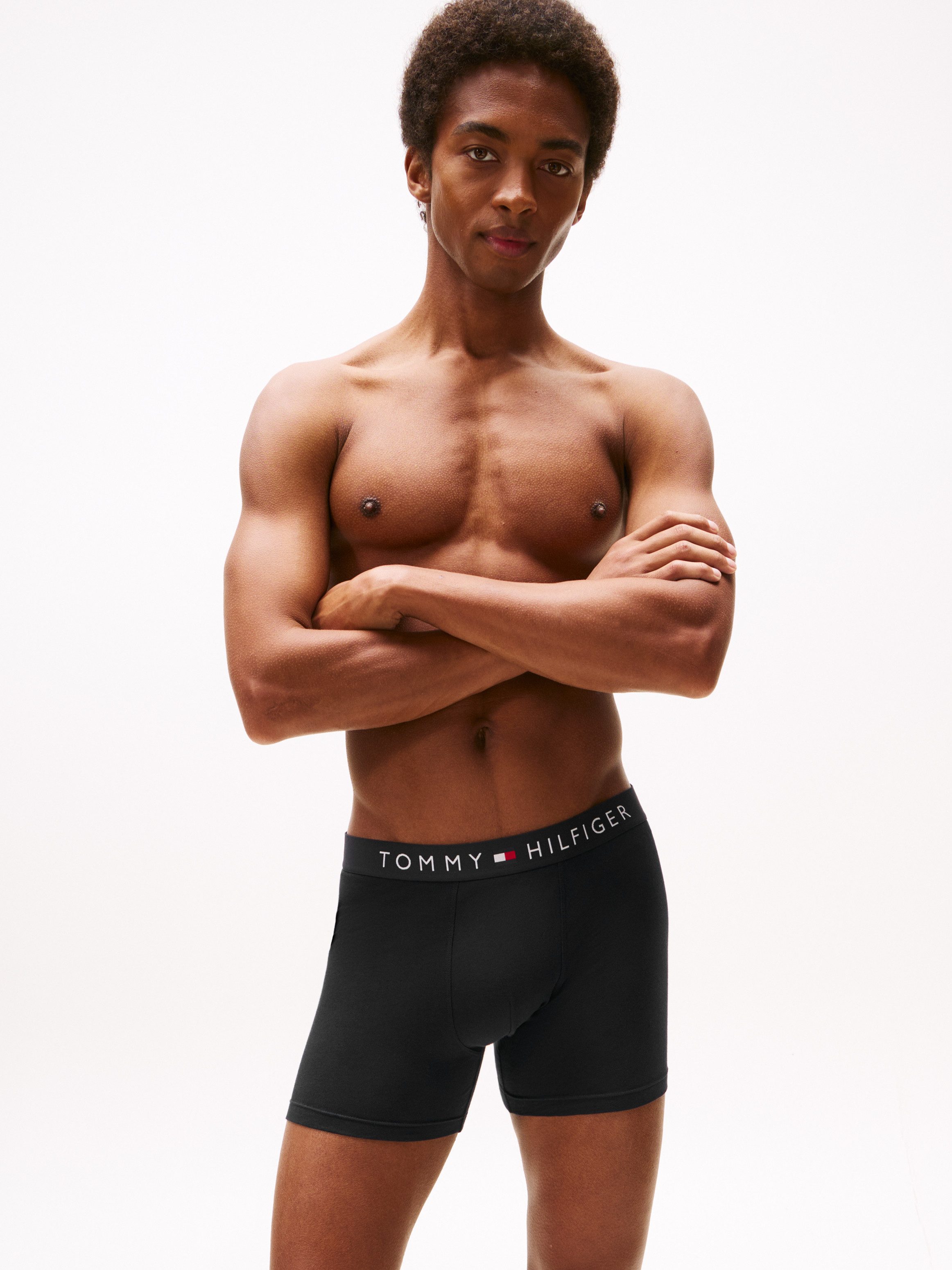 Tommy Hilfiger Underwear Boxer 3P BOXER BRIEF WB (Packung, 3er)