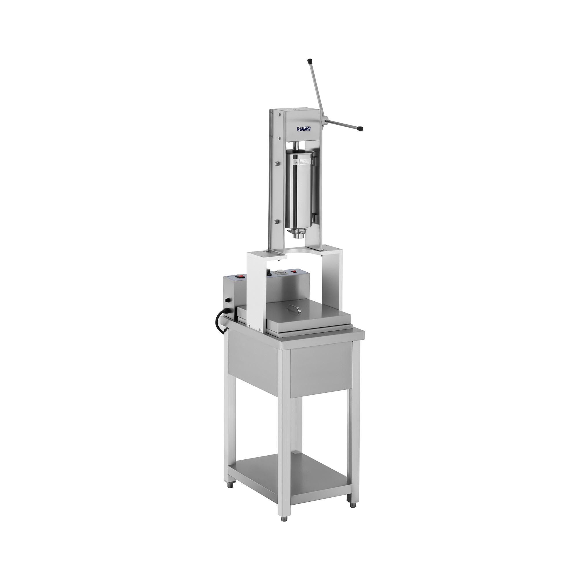 Royal Catering Churro-Maker 5 L Churro Maschine Maker Teigpresse Presse Waffeleisen Gastro 5000 W, 5000 W