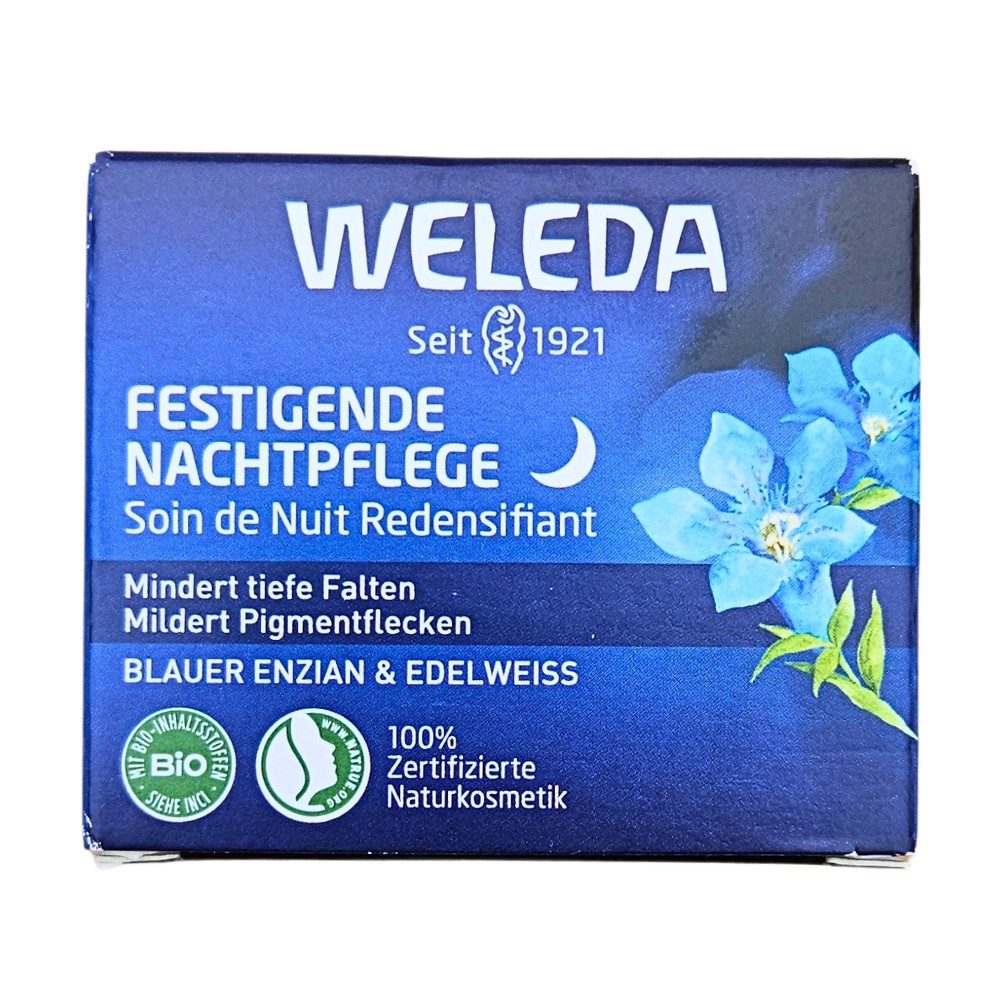 Nachtcreme Festigende Nachtpflege Blauer Enzian & Edelweiß
