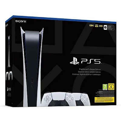 Sony Playstation 4 Digital Edition Konsole Bundle 825 GB + 2 Wireless-Controller (1)