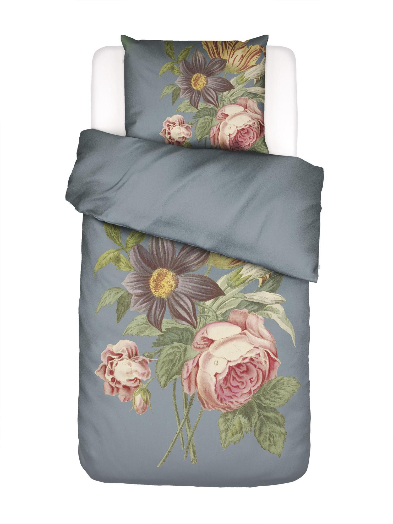 Essenza Bettwäsche Madia, Satin, 2 teilig, mit floralem Muster günstig online kaufen