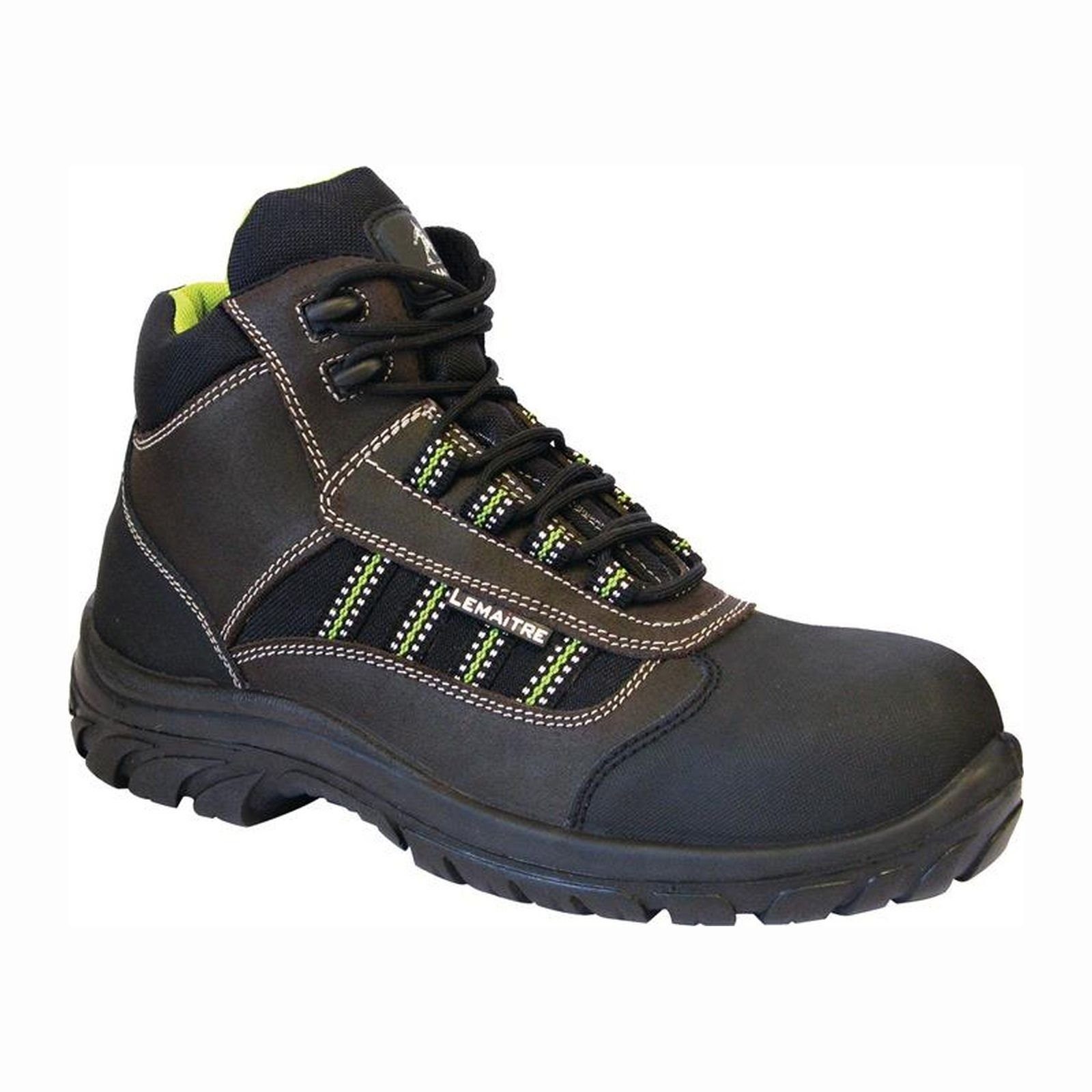 LEMAITRE Lemaitre Sicherheitsstiefel Danube Größe 42 schwarz / braun - 134... Arbeitsschuh