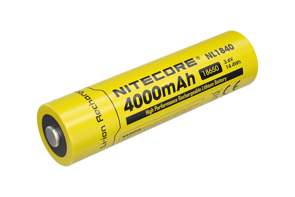 Nitecore Li-Ion Akku Typ 18650 - 4000mAh - NL1840 Akku (1 St)