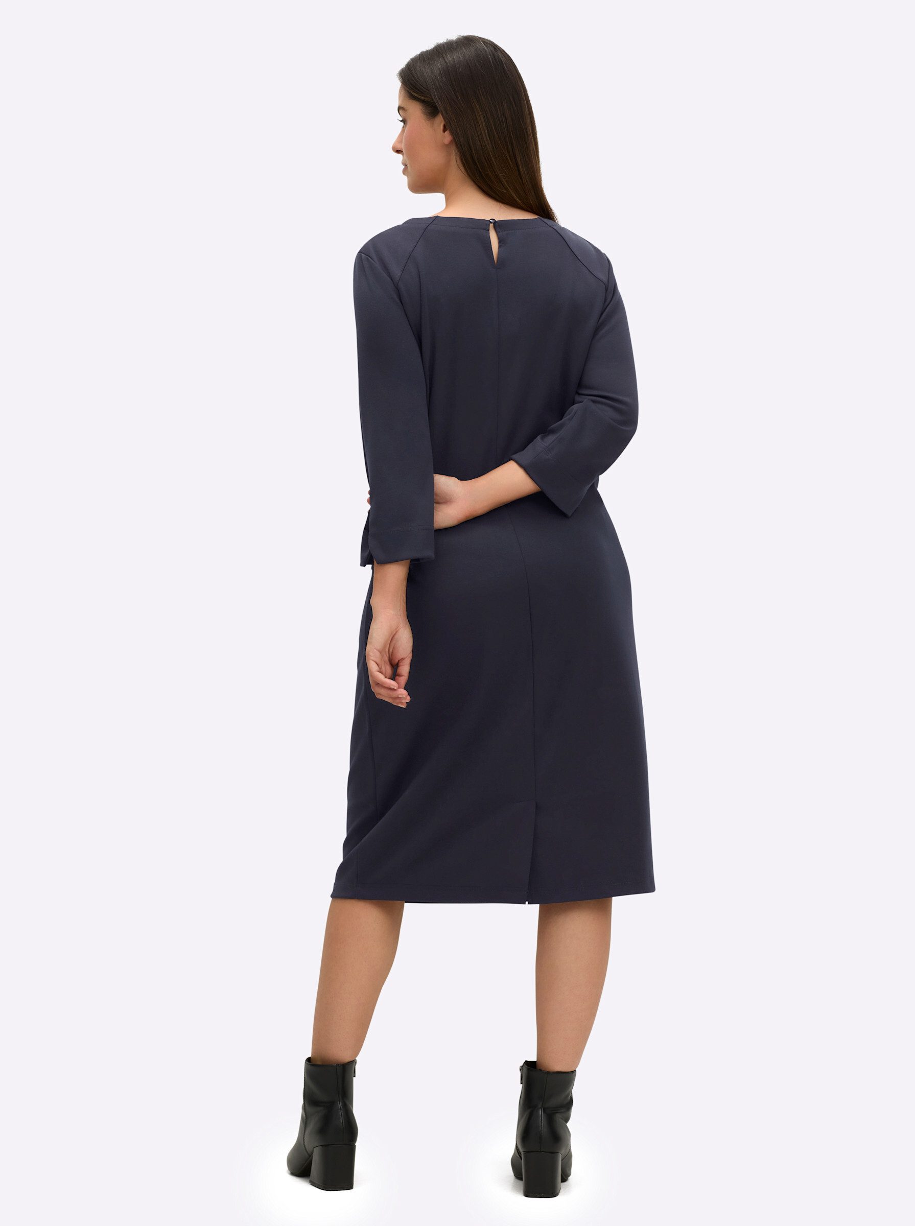 Sheego Jerseykleid Etuikleid 3/4-Arm günstig online kaufen