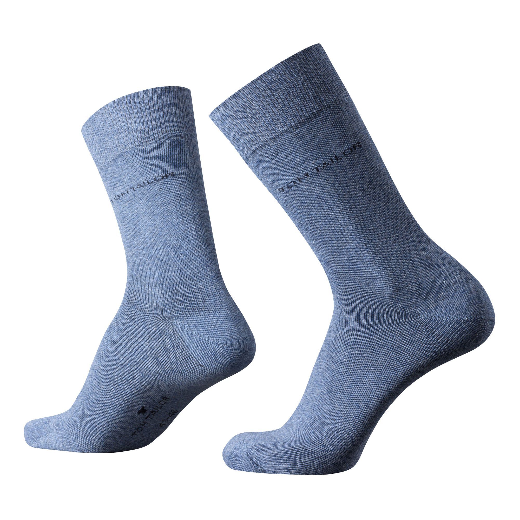 Socken TT men basic socks 2er light denim mel. 39-42