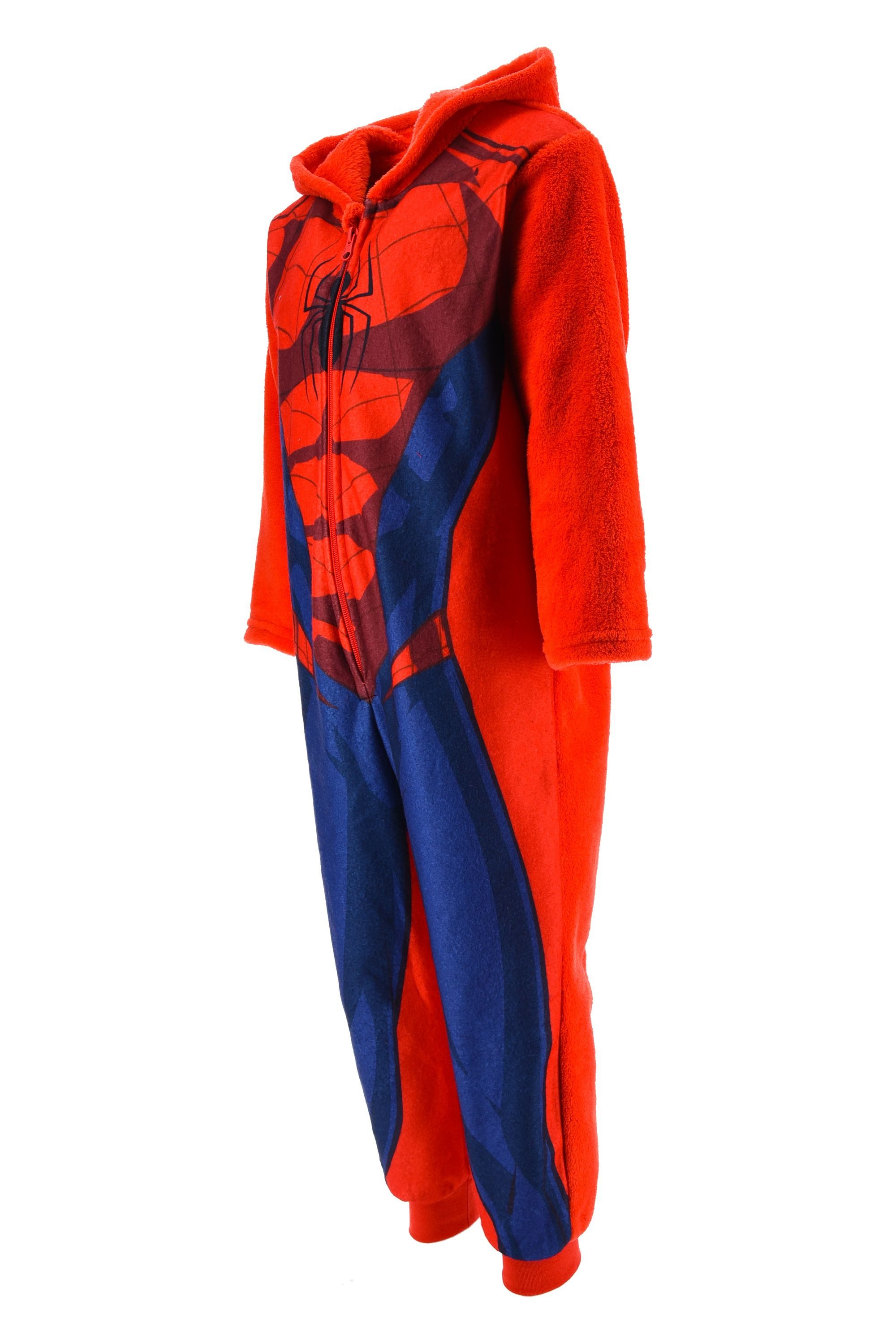 Spiderman Schlafanzug Schlafanzug Marvel Spiderman Jumpsuit Kostüm Schlafanzug Kinder Onesie (Spiderman)