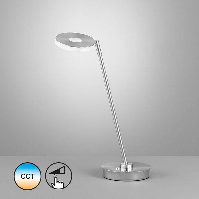 FISCHER & Farbwechsler fest integriert, Tischleuchte LED HONSEL LED Dimmfunktion, Dent