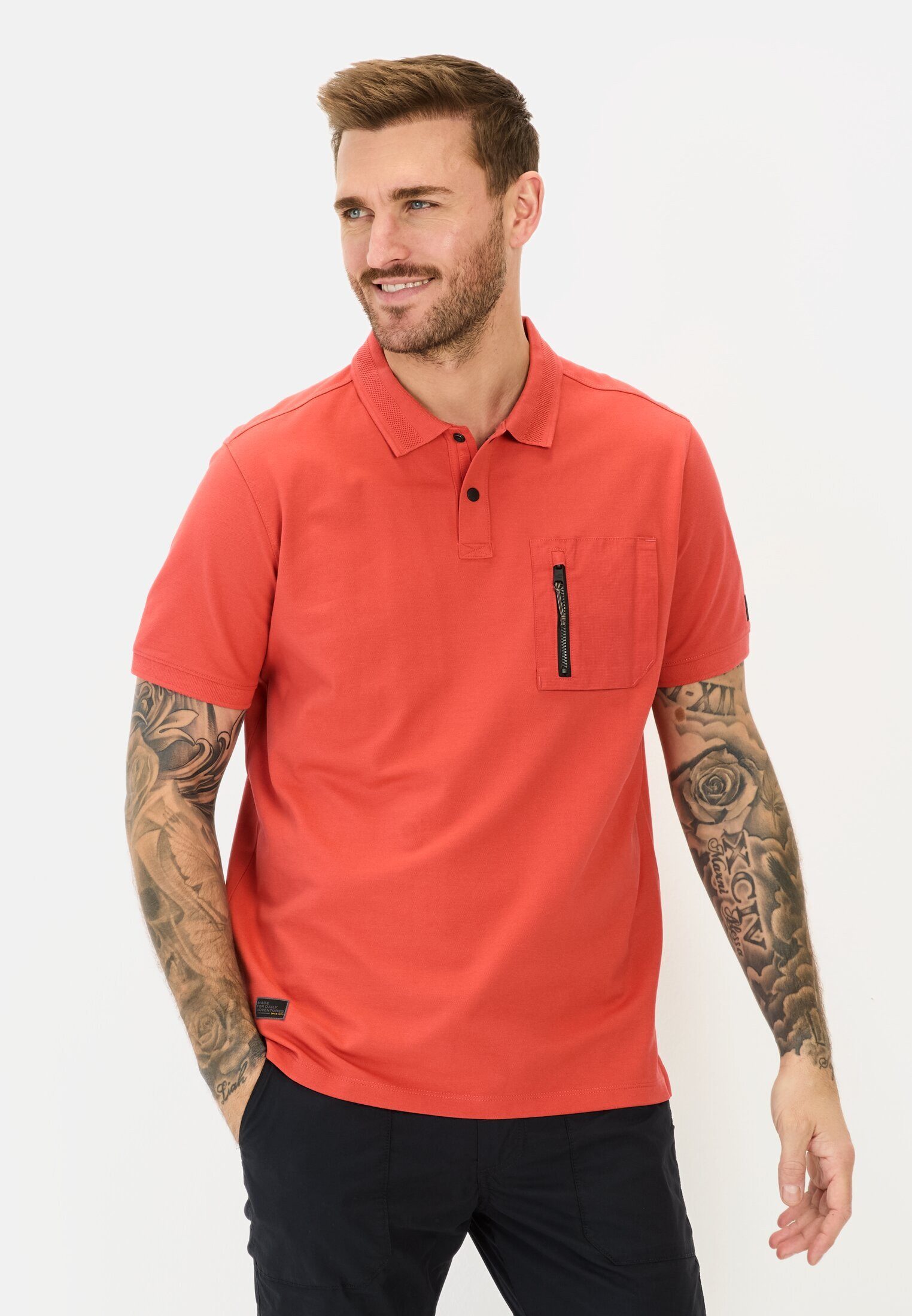 camel active Poloshirt mit Cooling Effekt Kurzarm Polo Shirts_Poloshirt günstig online kaufen