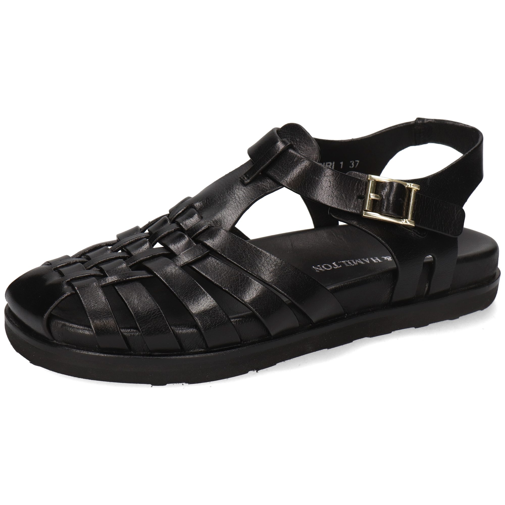 Melvin & Hamilton Siri 1 Leder-Geflochtene Schuhe für Damen Sandale Plateau günstig online kaufen