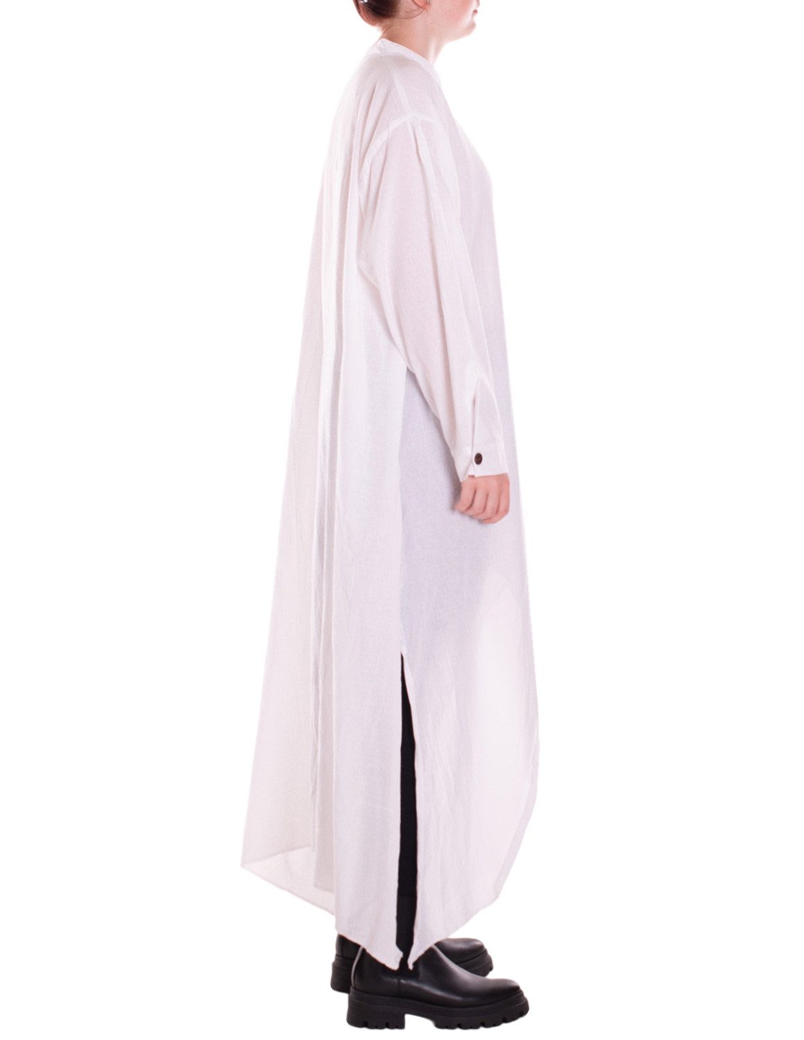 Vishes Maxikleid Oversize Shirtkleid Einheitsgröße XXXL mit Holzknopfleiste Alternative Bekleidung, Ethno, Hippie, Retro Style