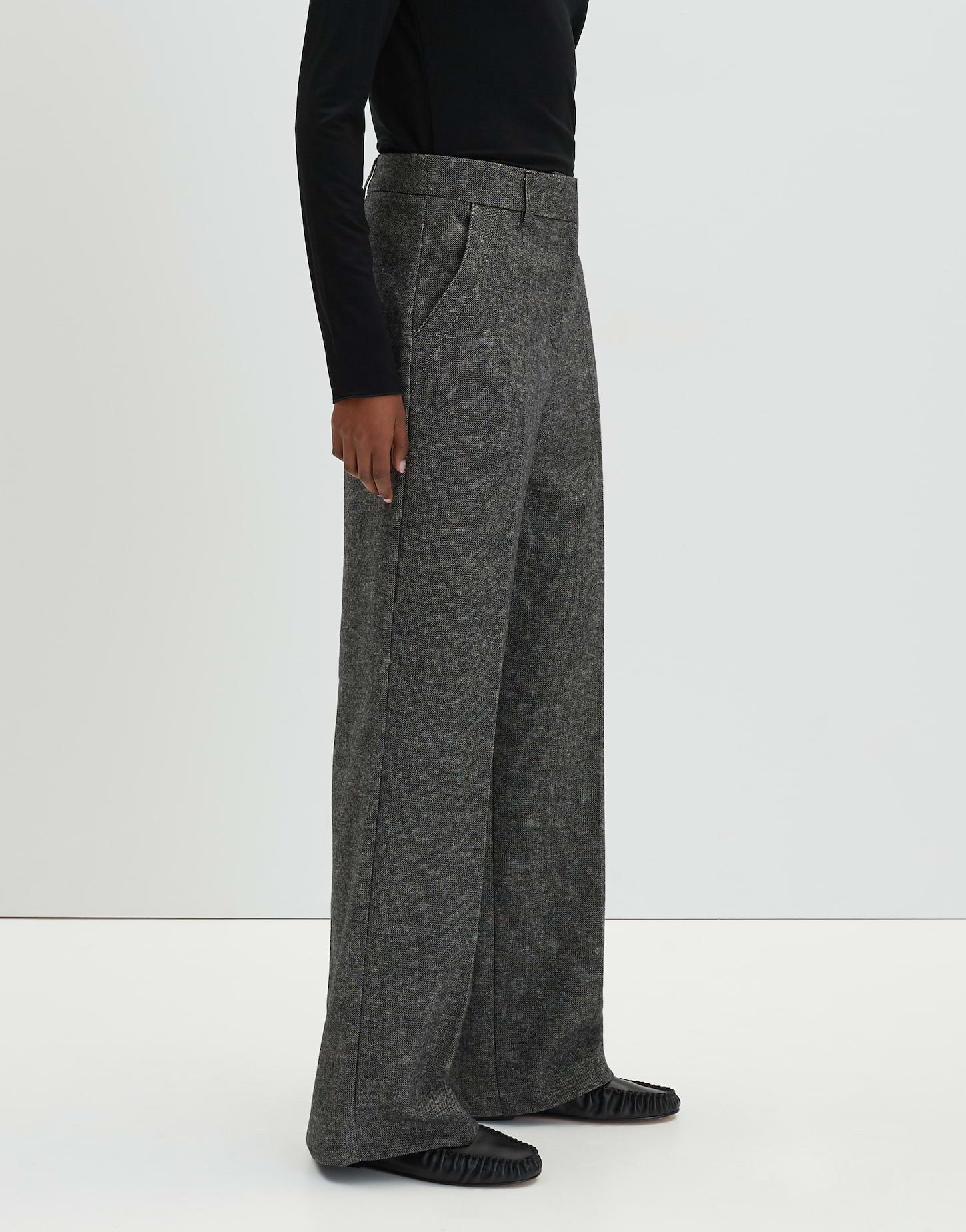 someday Anzughose Anzughose CALTY Wide aus Woll Mix