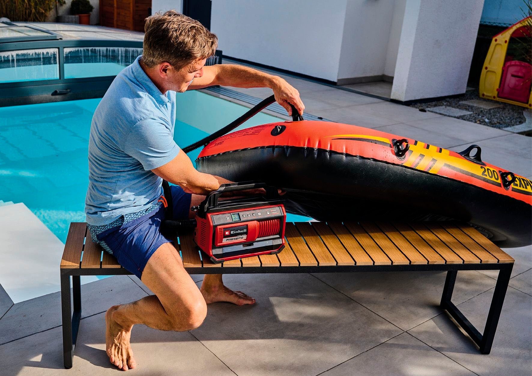 Einhell Kompressor PRESSITO 18/25, max. 11 bar, ohne Akku und Ladegerät