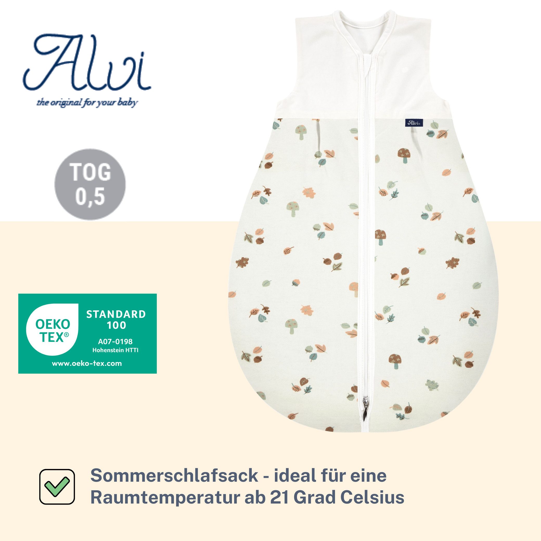 Alvi® Babyschlafsack Mäxchen Sommer Schlafsack light günstig online kaufen