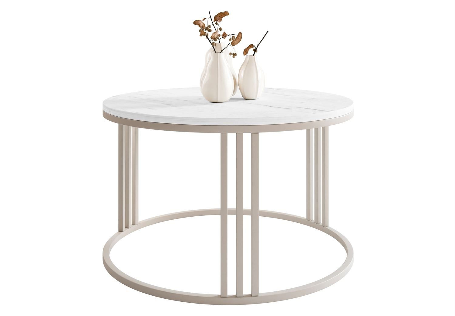 Lookway Couchtisch LORI MATT, runder Couchtisch günstig online kaufen