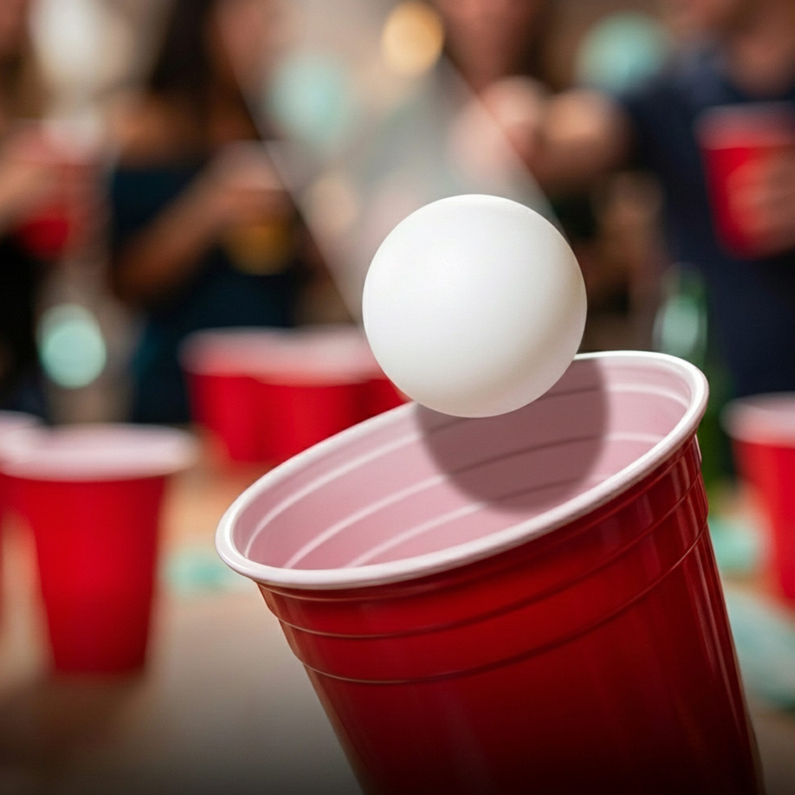 relaxdays Tischtennisball 288x Beer Pong Bälle
