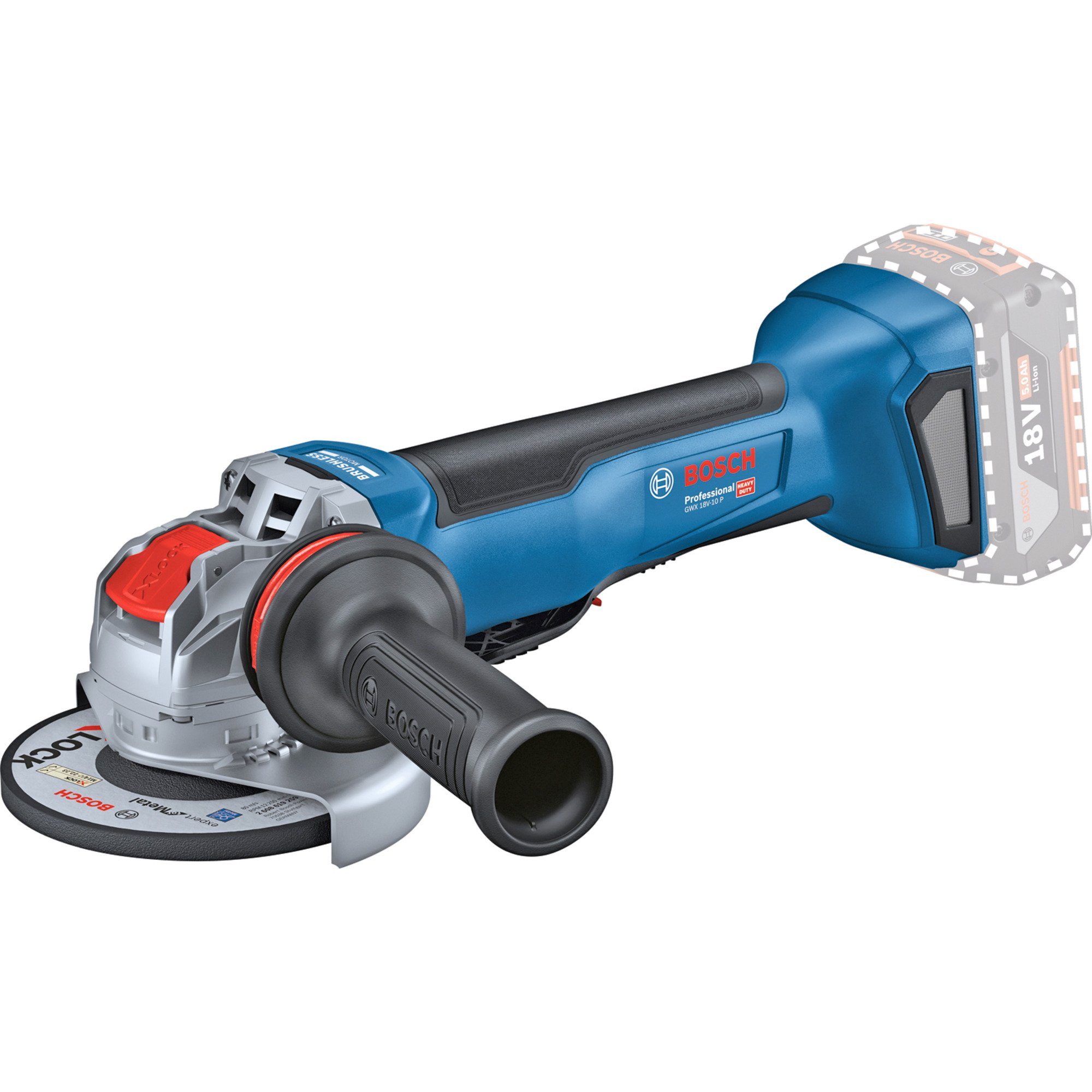 Bosch Professional Winkelschleifer Bosch Professional X-LOCK Akku-Winkelschleifer GWX