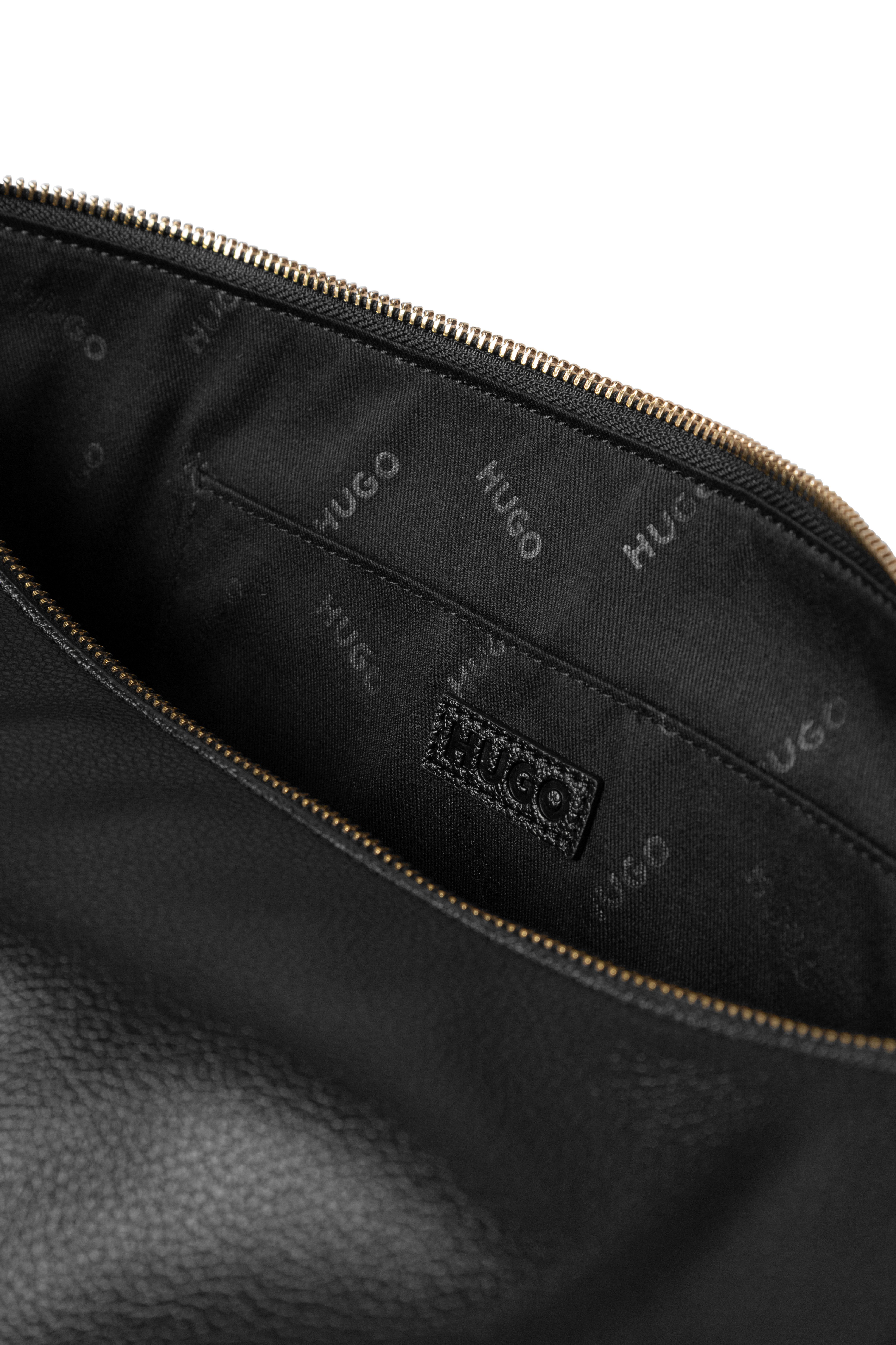 HUGO Schultertasche, Hobo, Henkeltasche, Umhängetasche mit dezenten Fransen