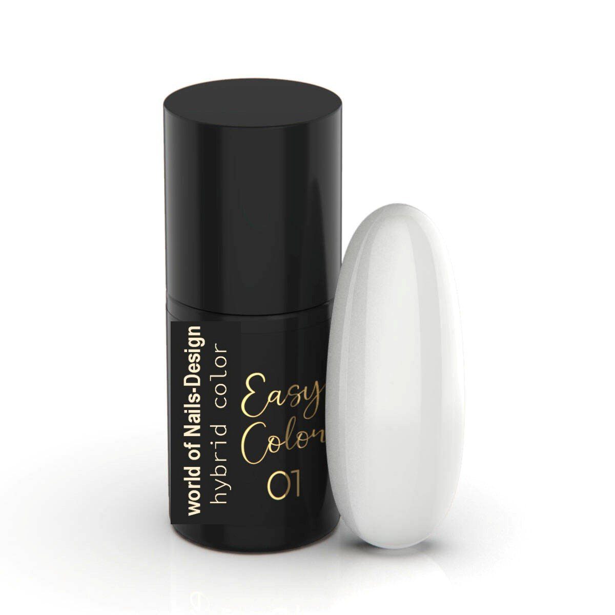 WORLD OF NAILS-DESIGN Gel-Nagellack UV/LED Hybrid-Lack, Gel-Lack, Gel Polish Easy Color viele Farben mit und ohne Glitter mehr