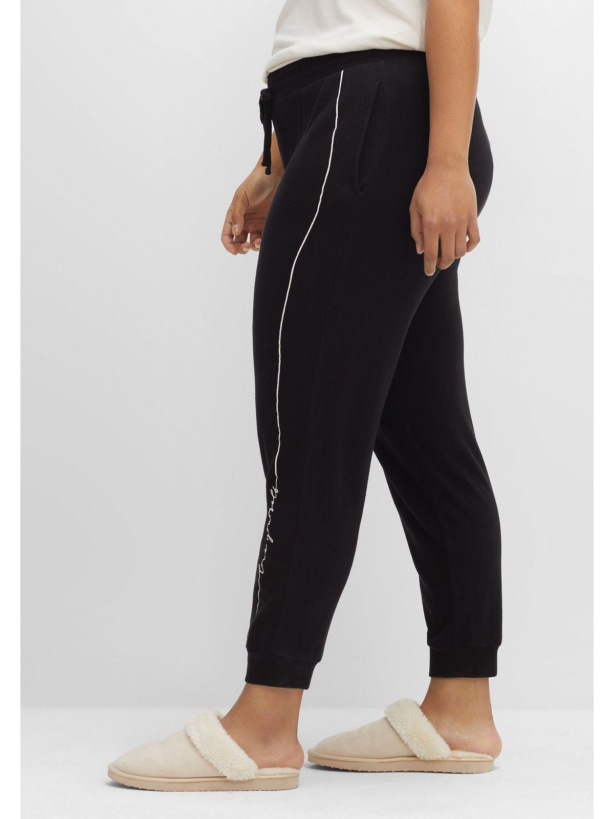 sheego by Joe Browns aus Singlejersey-Qualität Große softer Pants Jogger Größen